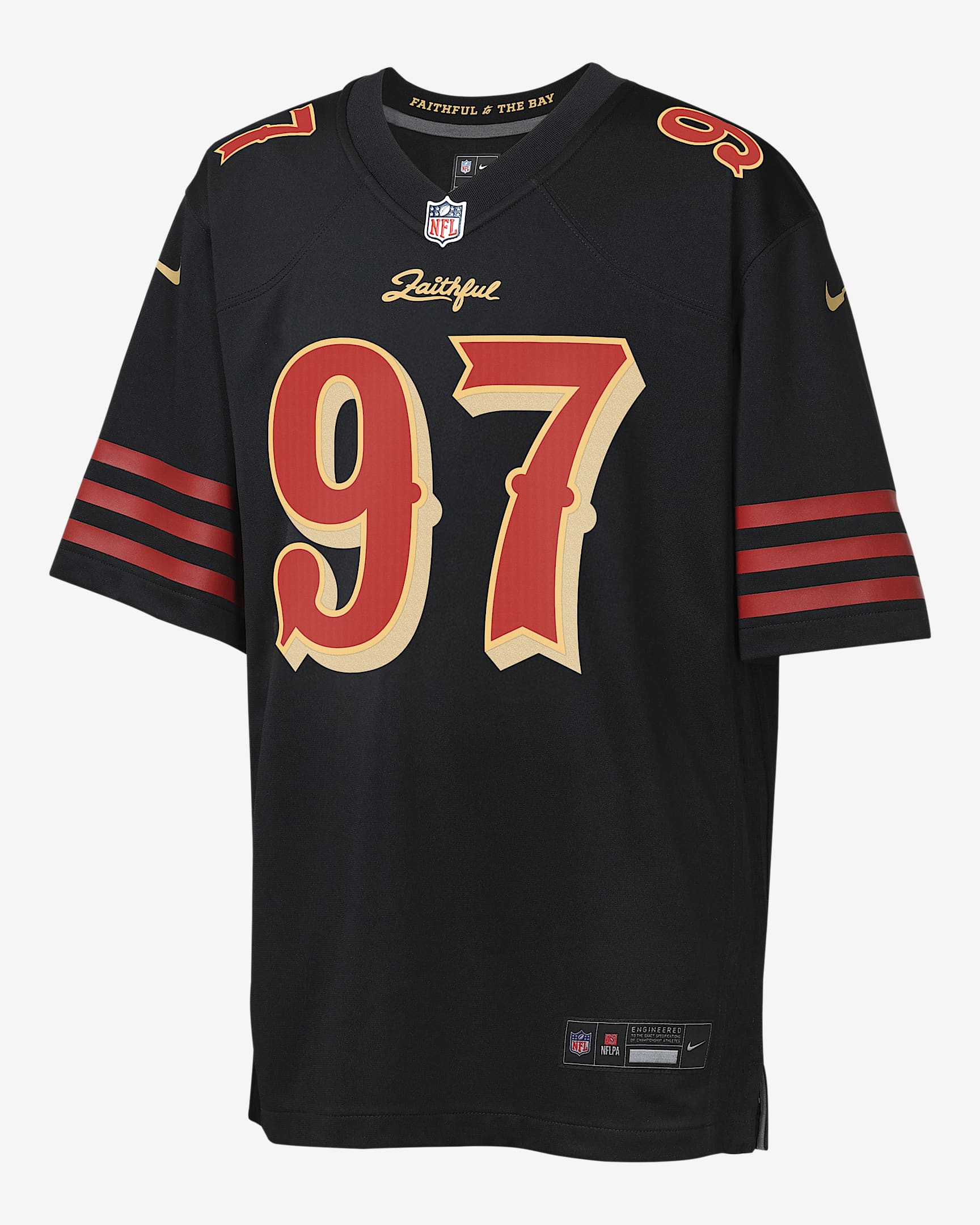 Nick Bosa San Francisco 49ers Rivalries Collection Big Kids' Nike NFL Game Jersey - Black