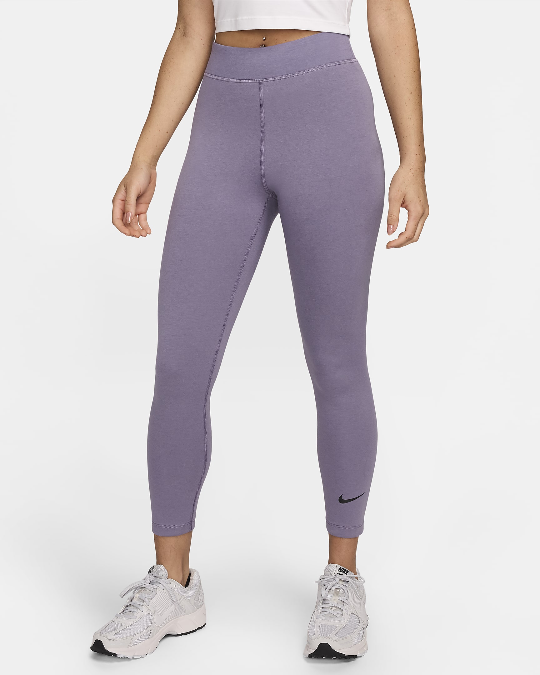 Nike Sportswear Classic leggings i 7/8 lengde med høyt liv til dame - Daybreak/Svart