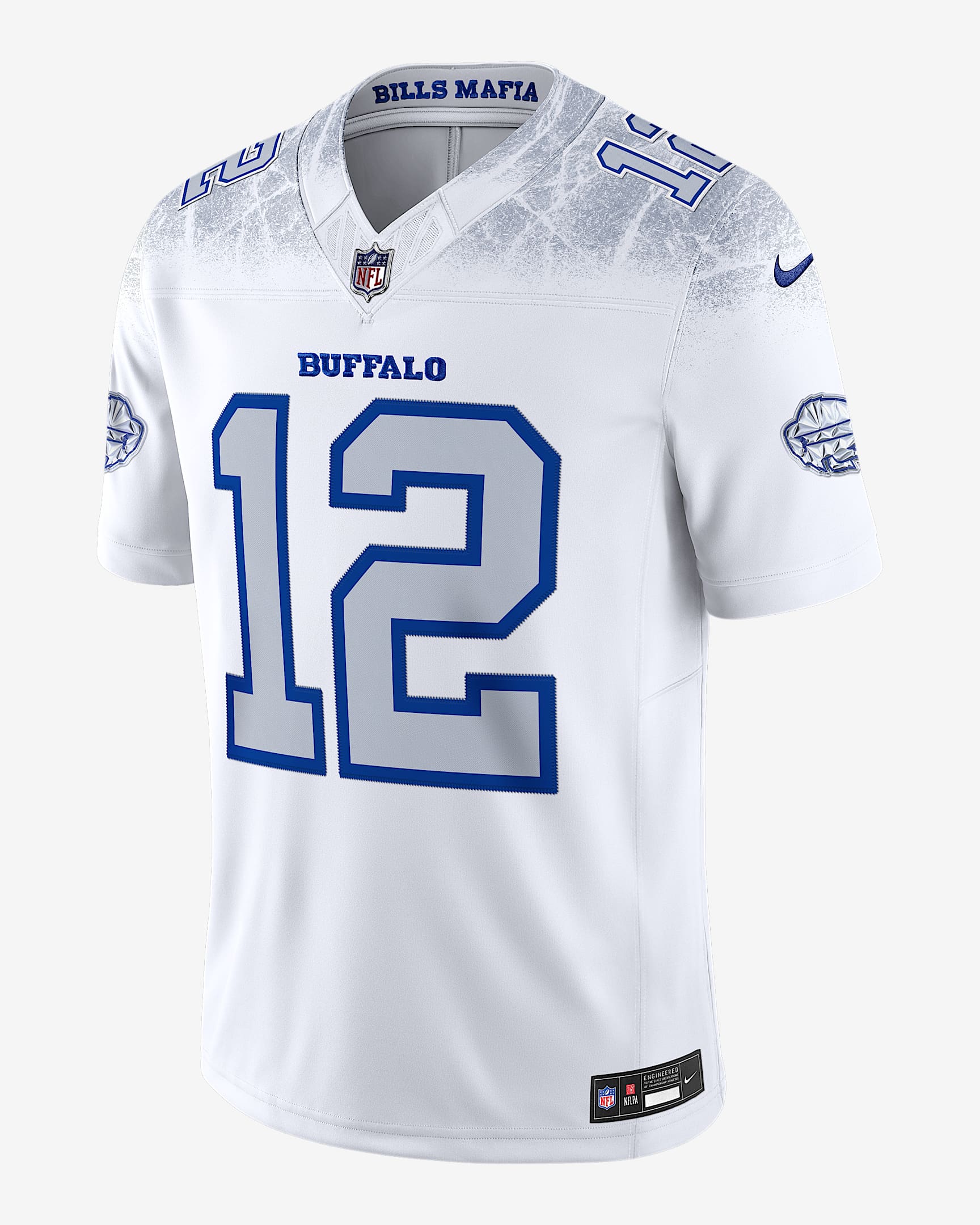 Jim Kelly Buffalo Bills Rivalries Collection Men's Nike Dri-FIT NFL Limited Jersey - White