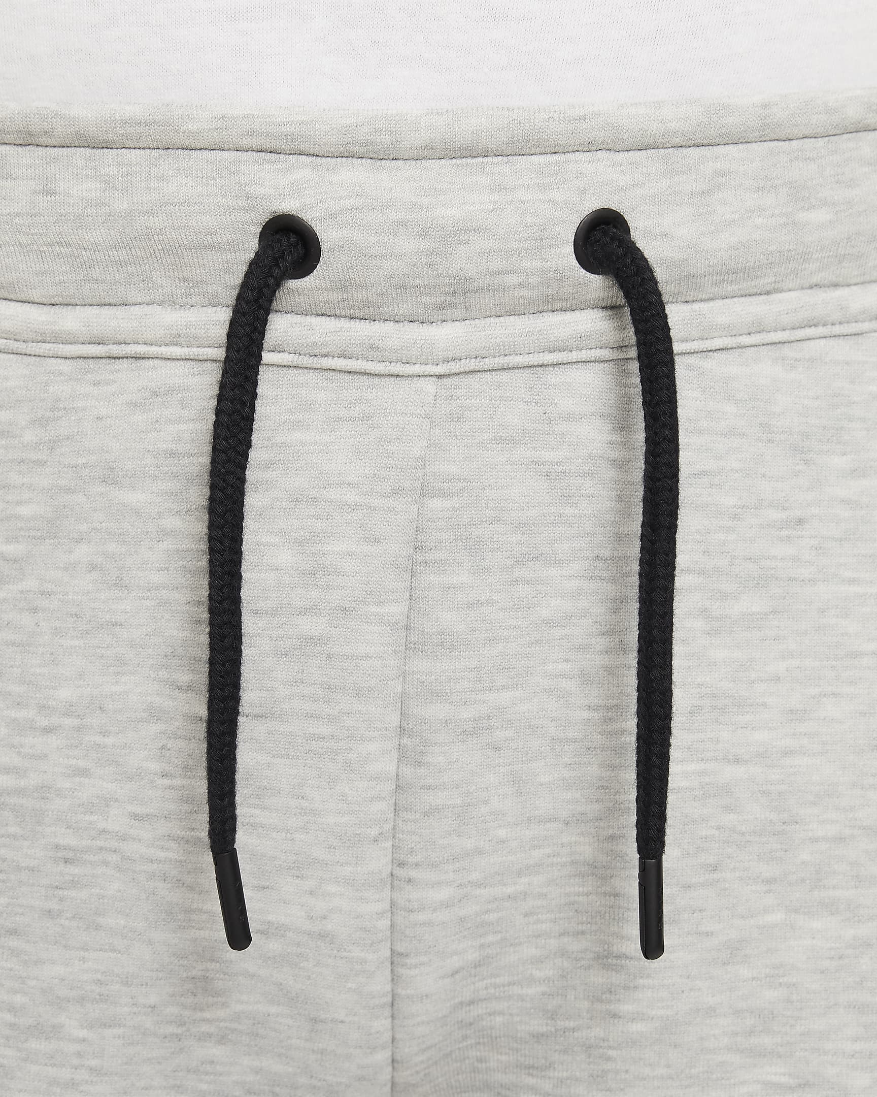 Nike Sportswear Tech Fleece Pantalón corto (Talla grande) - Niño - Gris oscuro jaspeado/Negro/Negro