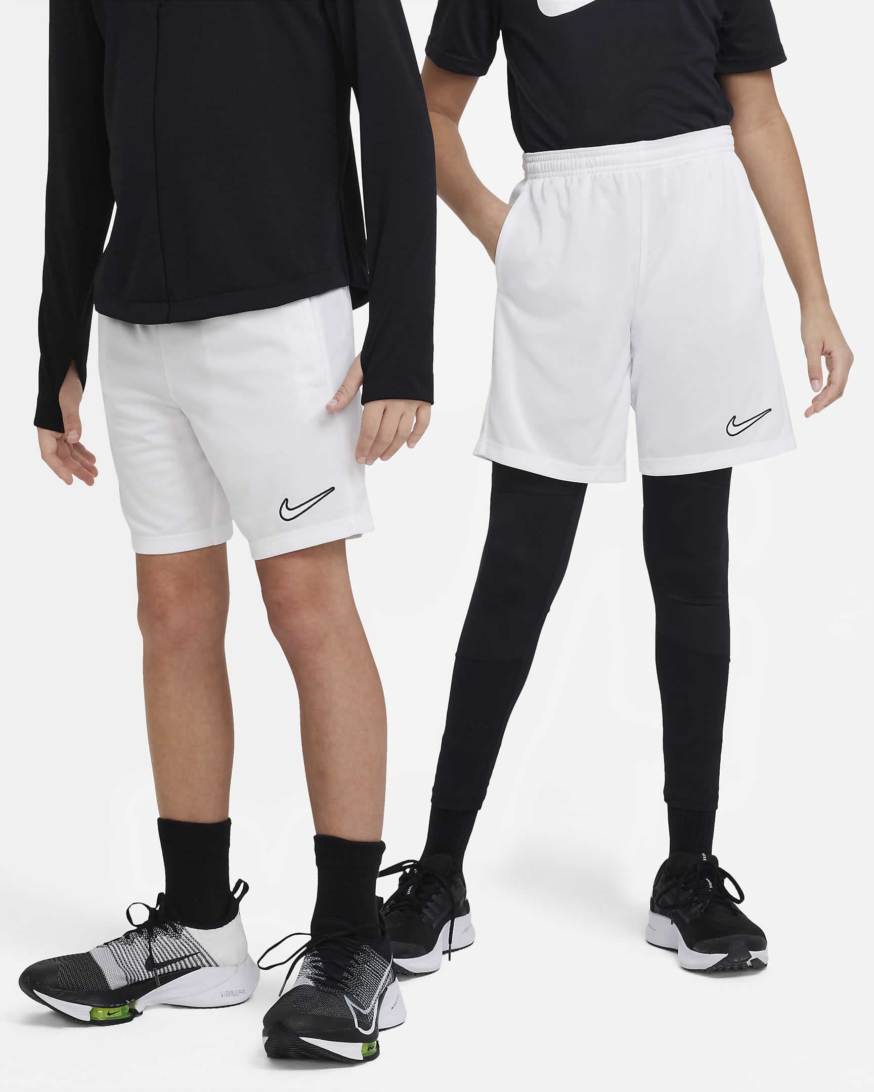 Nike Trophy23 Big Kids' Dri-FIT Training Shorts - White/White/Black