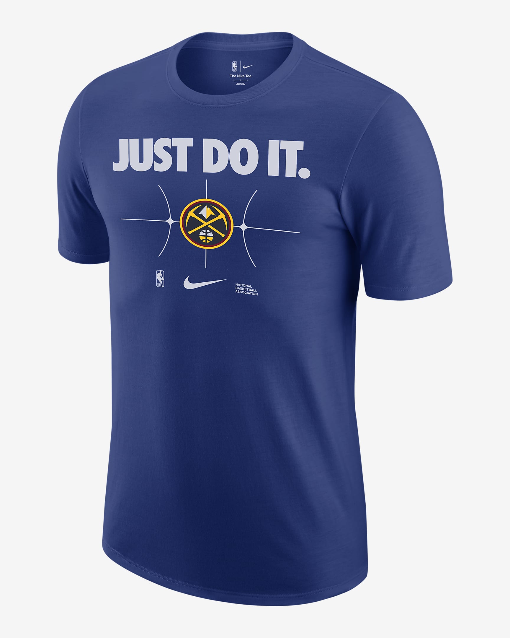 Denver Nuggets Essential Nike NBA Erkek Tişörtü - Rush Blue