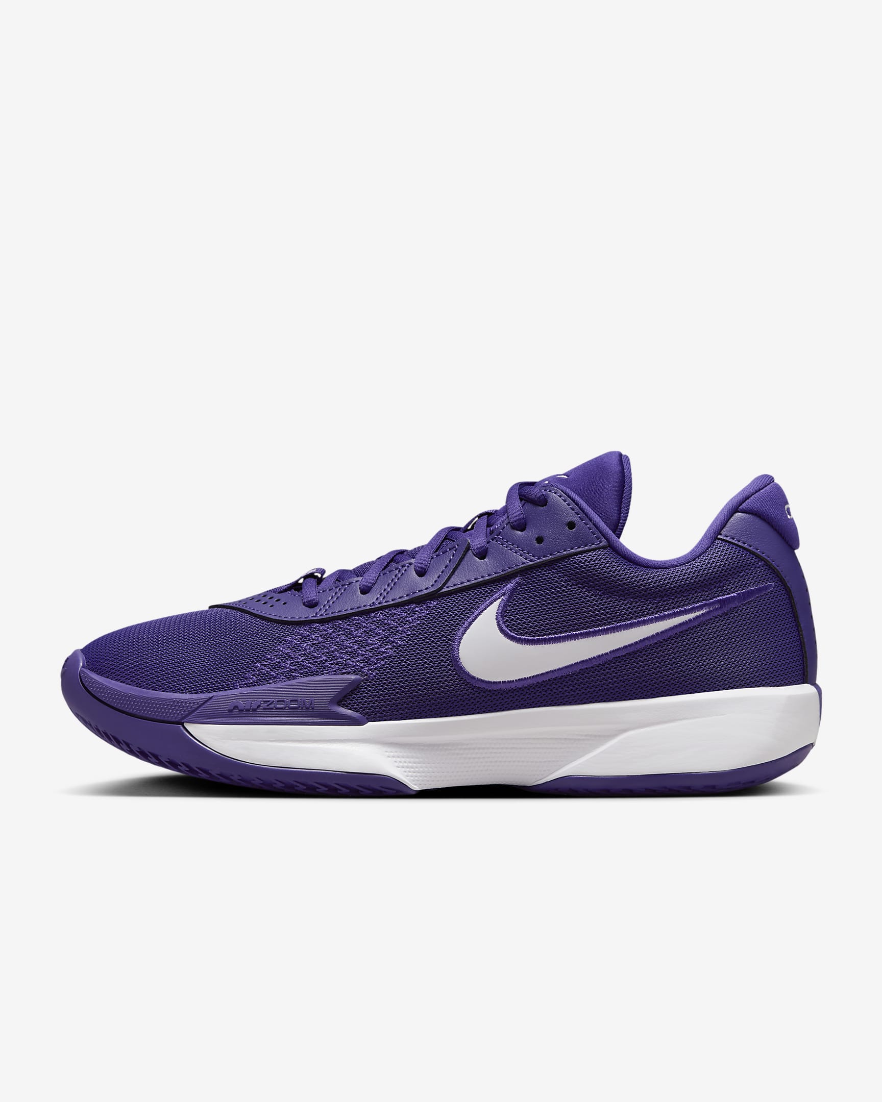 Nike G.T. Cut Academy (Team Bank) Basketball Shoes - Court Purple/White