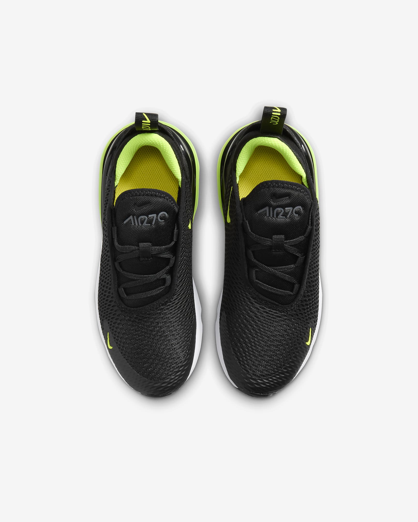 Nike Air Max 270 Younger Kids' Shoes - Black/Lightning/White/Volt