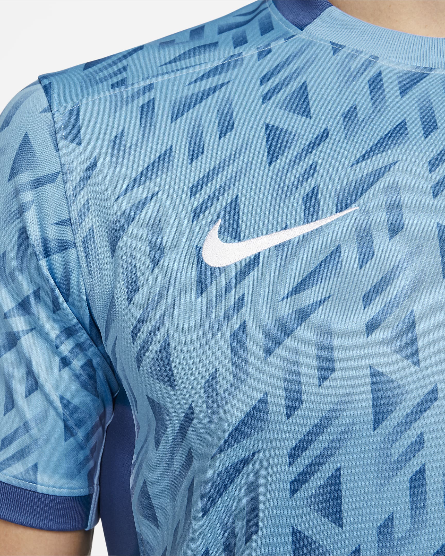 England 2023 Stadium Away Men's Nike Dri-FIT Football Shirt - Coast/Gym Blue/White