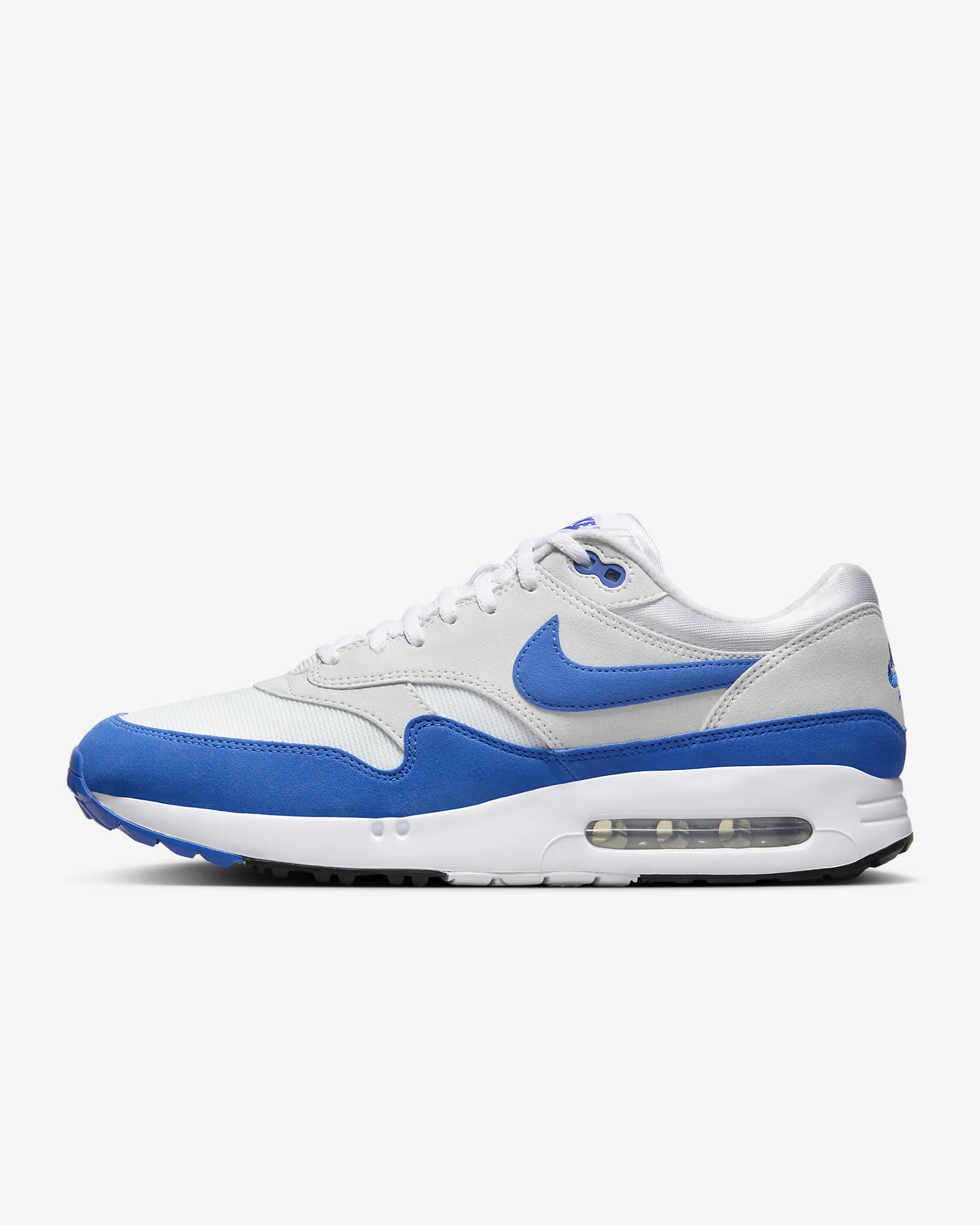 รองเท้ากอล์ฟผู้ชาย Nike Air Max 1 '86 OG G - ขาว/Pure Platinum/ดำ/Hyper Royal