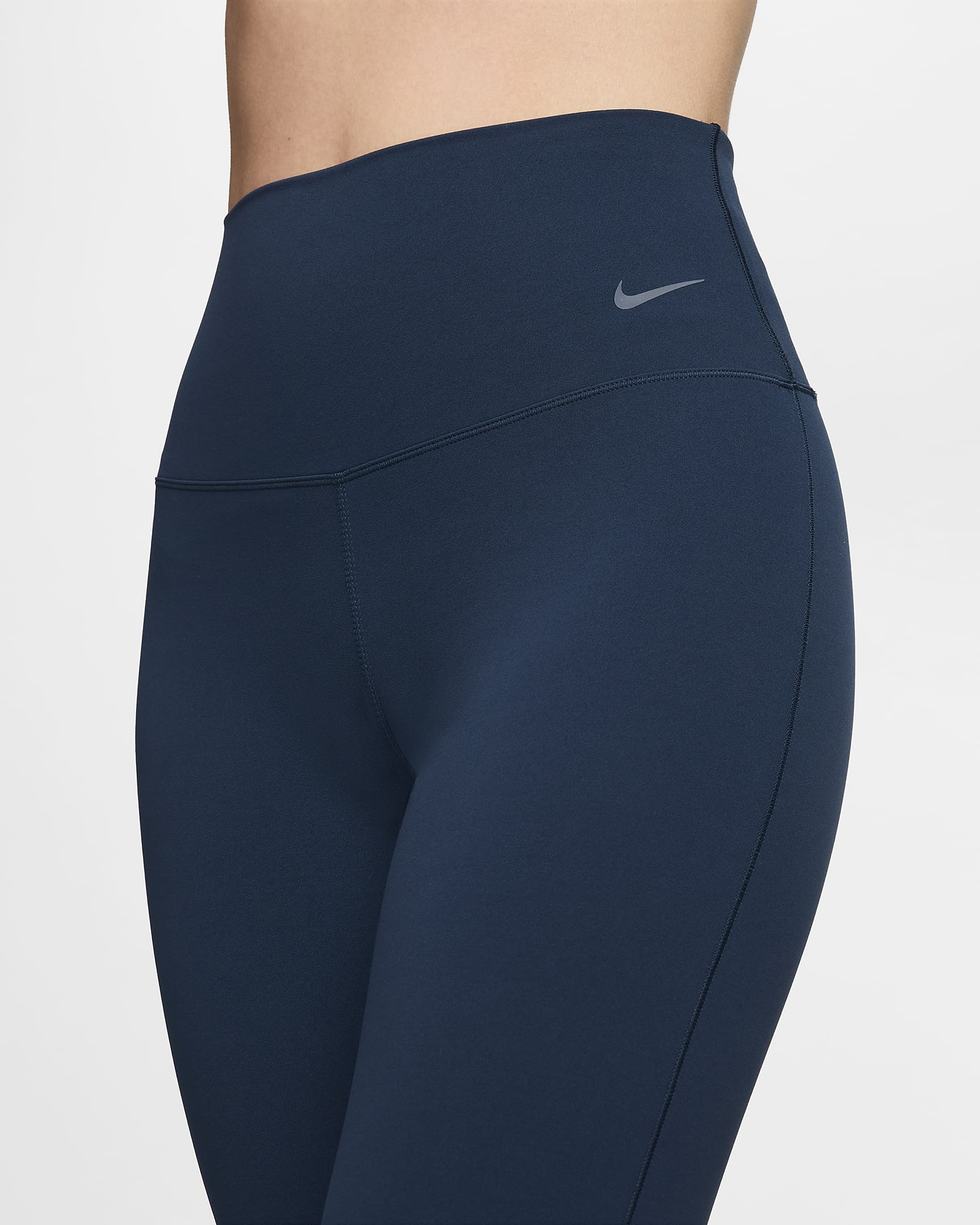 Nike Zenvy Women's High-Waisted Flared Leggings - Armoury Navy/Black