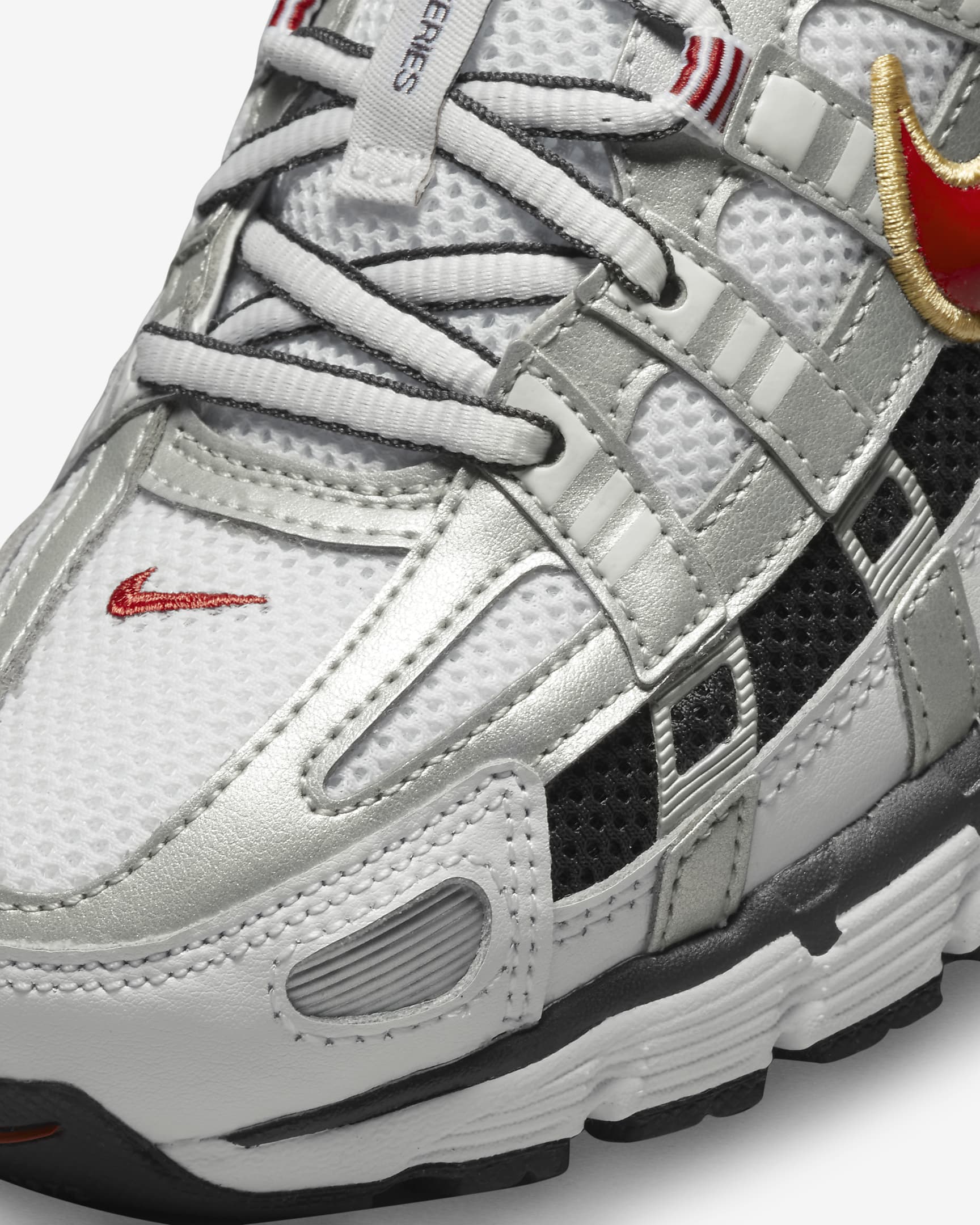 Παπούτσια Nike P-6000 - Λευκό/Metallic Platinum/Dark Charcoal/Varsity Red