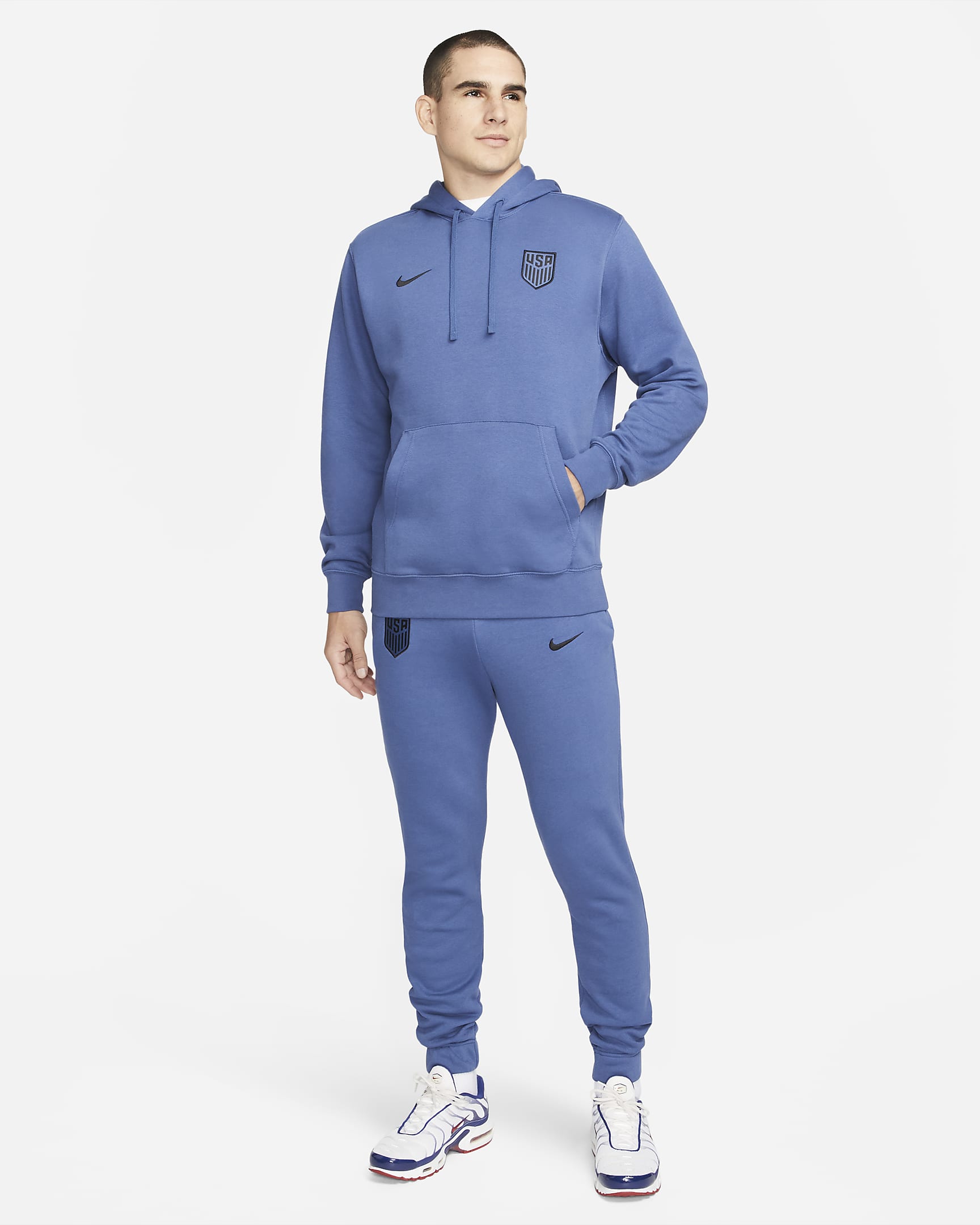 U.S. Club Fleece Men's Pullover Soccer Hoodie. Nike.com