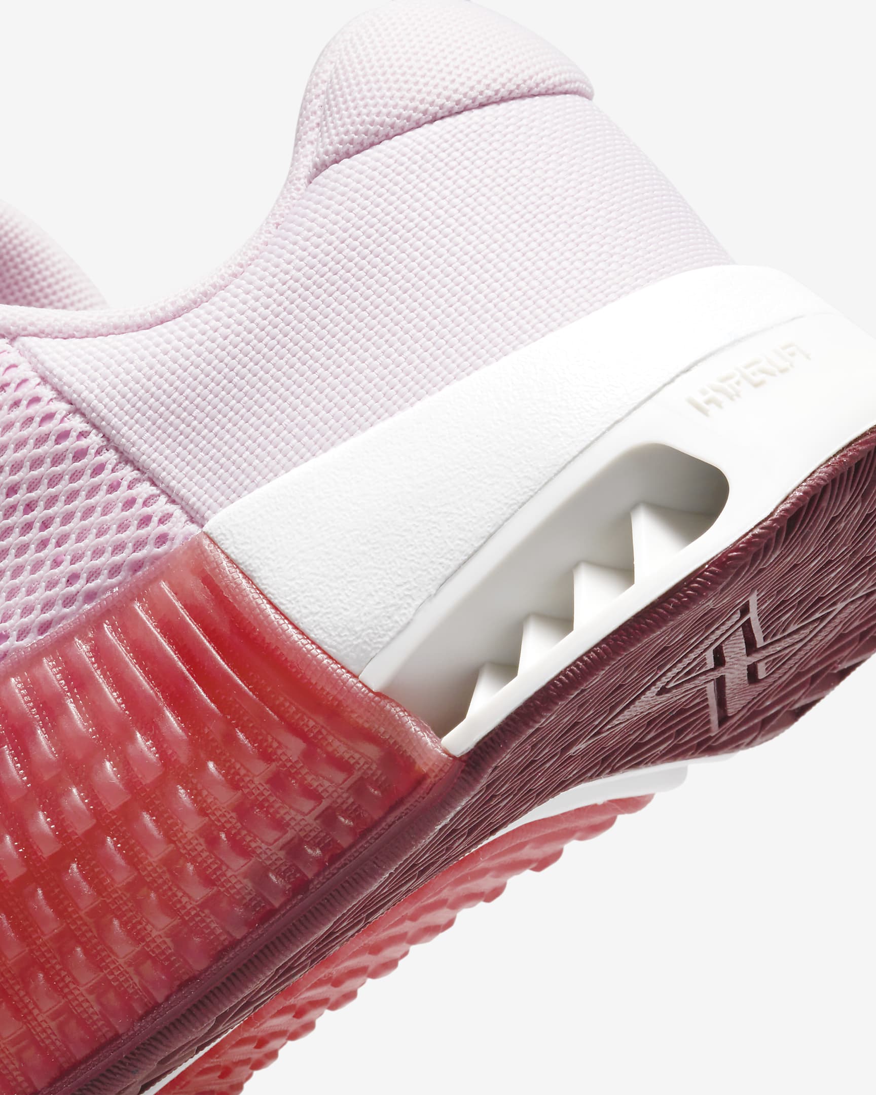 Nike Metcon 9 Workout-Schuh für Damen - Pink Foam/Platinum Tint/Adobe/Dark Team Red