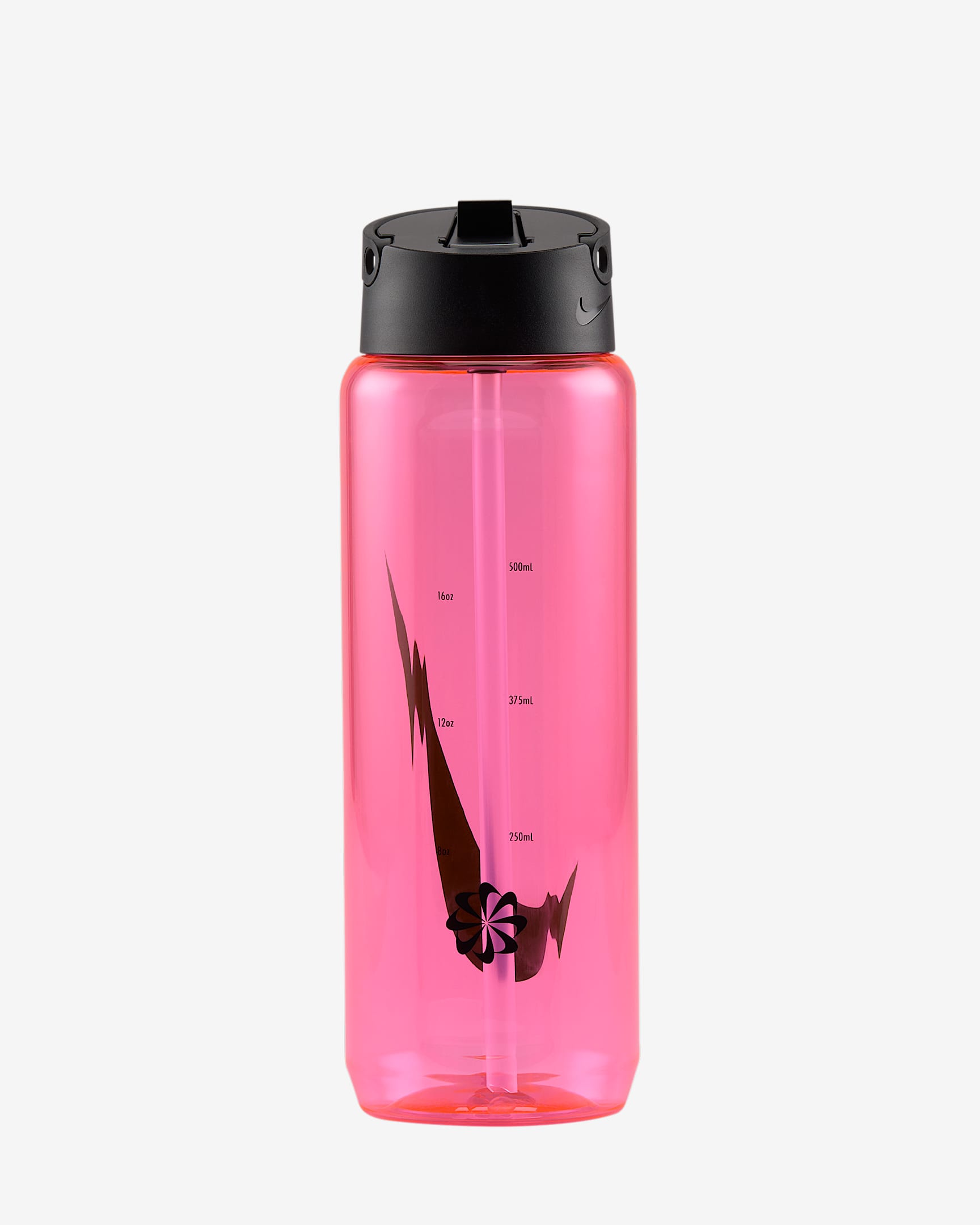 Nike Recharge Tritan-Trinkhalmflasche (ca. 710 ml) - Pink Spell/Schwarz/Schwarz