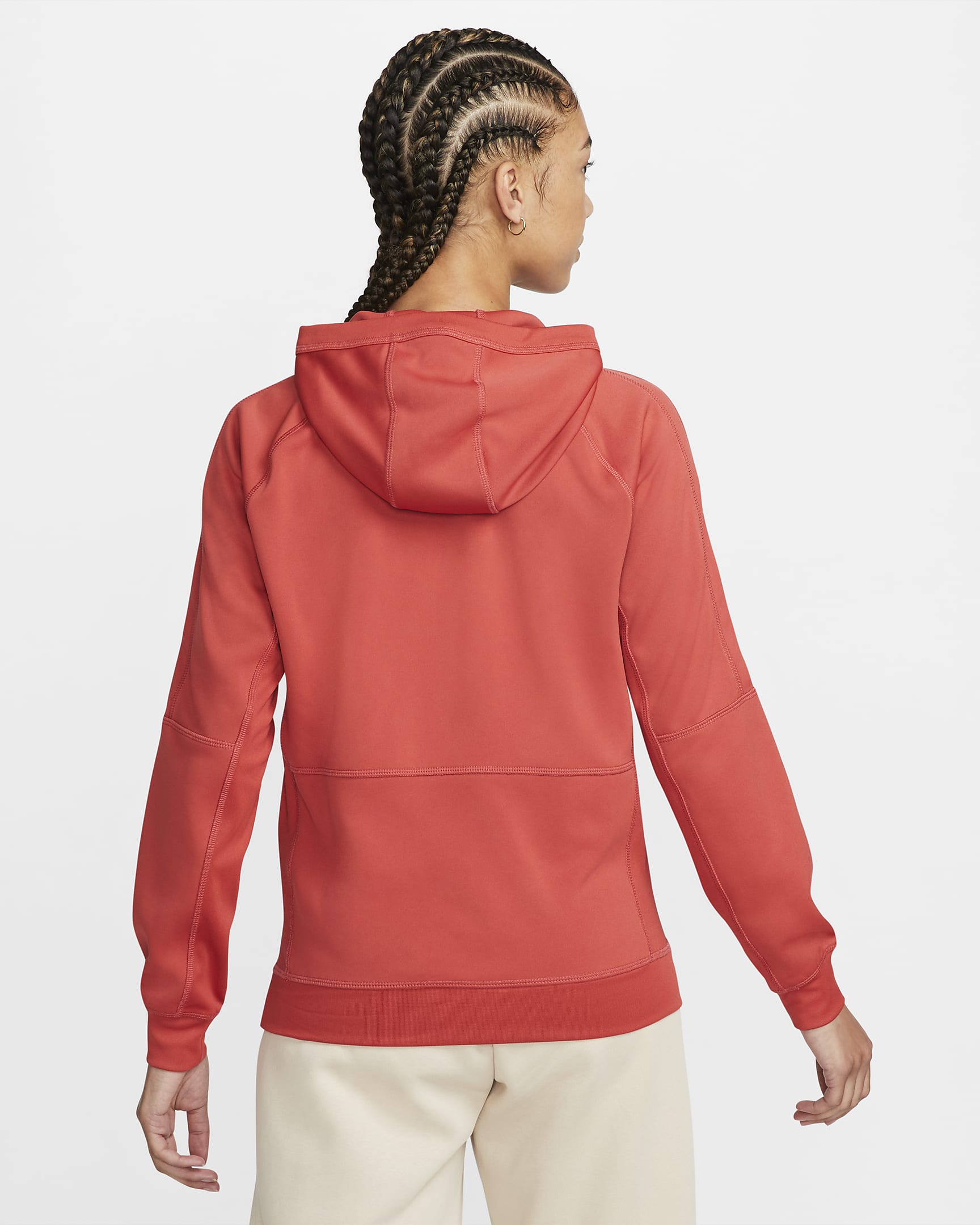 Atlético Madrid Women's Nike DriFIT Pullover Hoodie. Nike SE