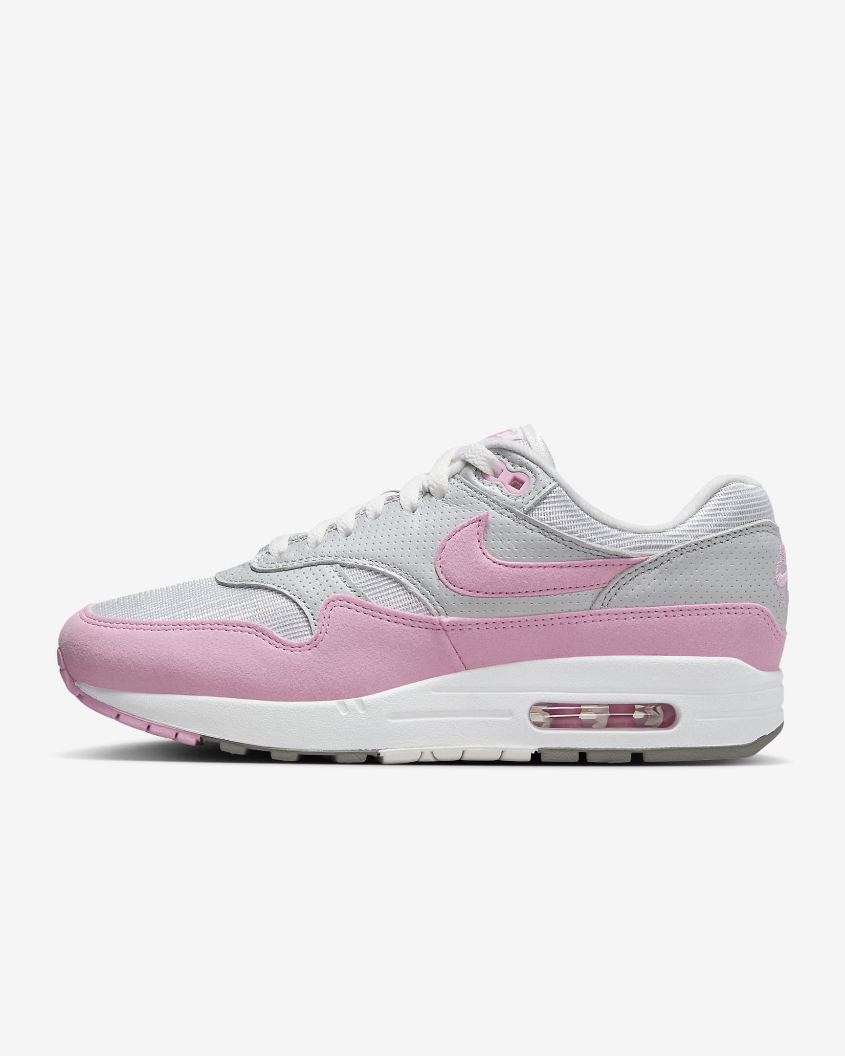 Nike Air Max 1 '87 Sabatilles - Dona - Metallic Platinum/Flat Pewter/Summit White/Pink Rise