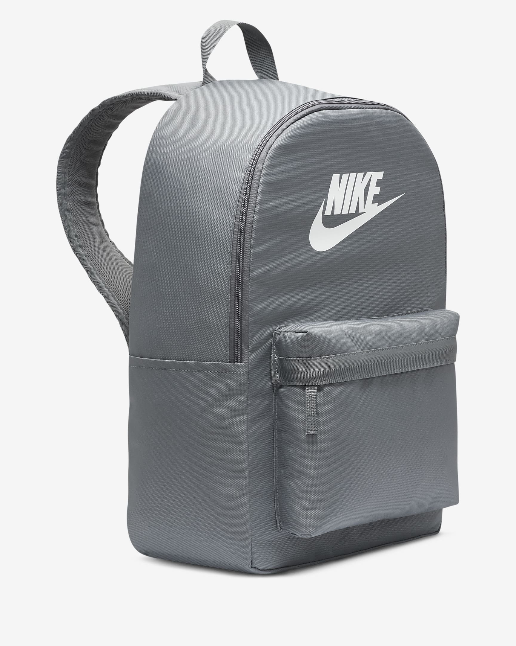 Mochila Nike Heritage (25 L) - Gris humo/Gris humo/Blanco