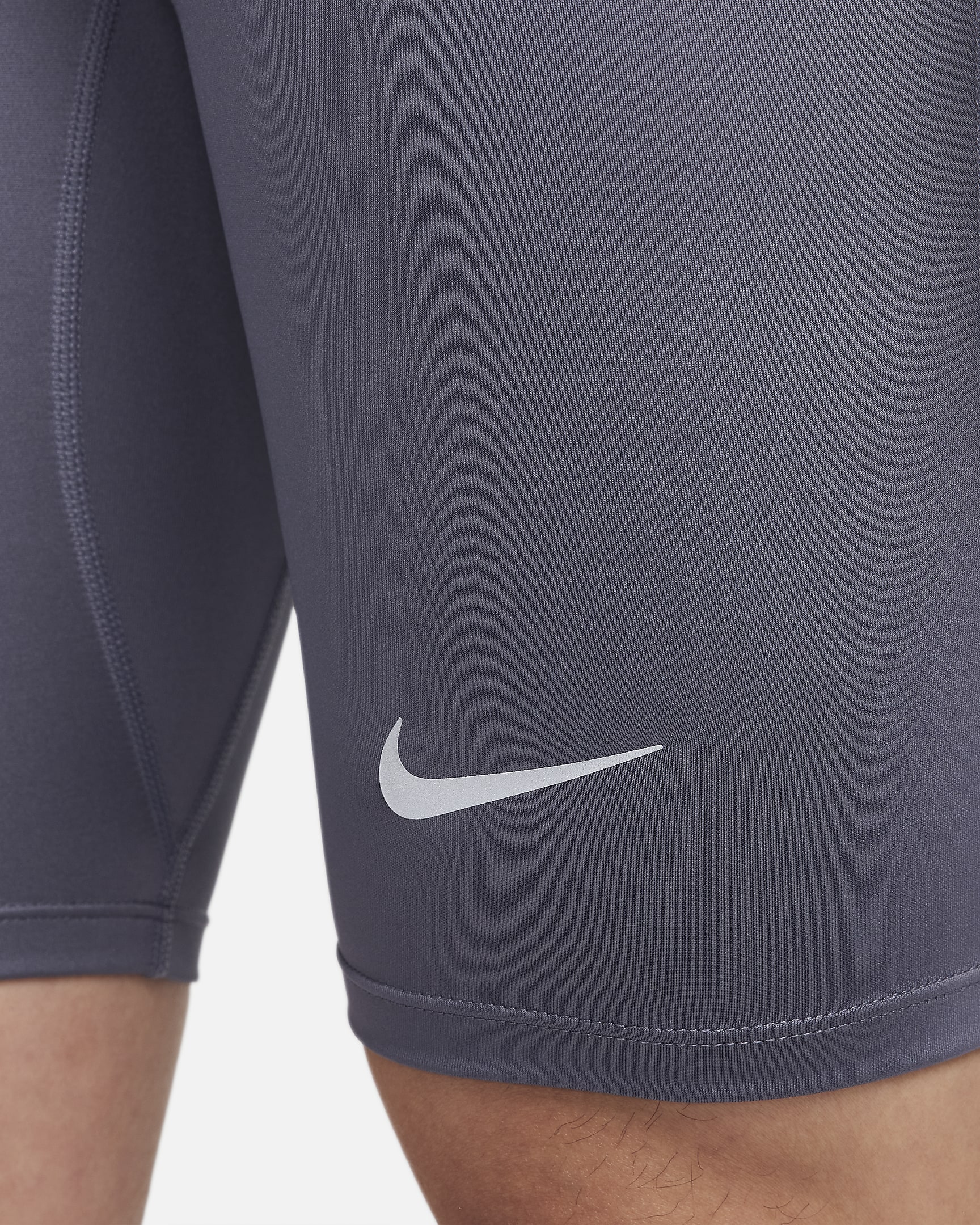 Nike Fast Men's Dri-FIT Brief-Lined Running 1/2-Length Tights - Light Carbon