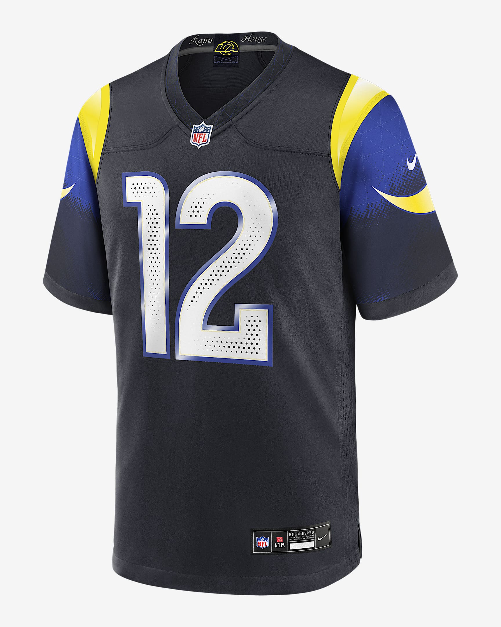 Puka Nacua Los Angeles Rams Rivalries Collection Men’s Nike NFL Game Jersey - Navy