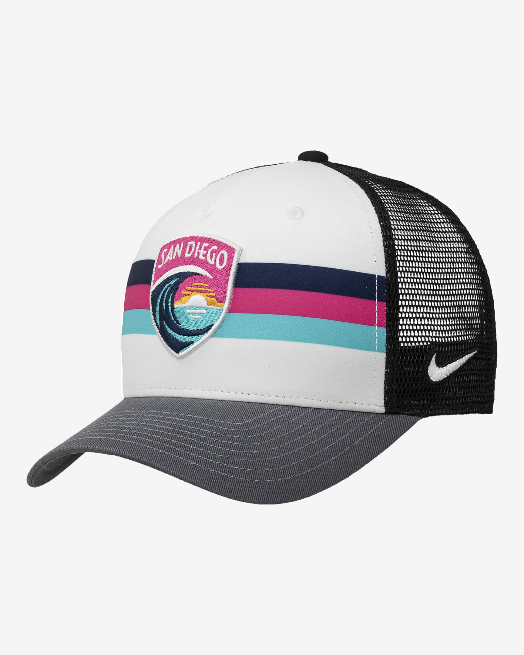 Gorra de rejilla Nike NWSL San Diego Wave FC - Negro