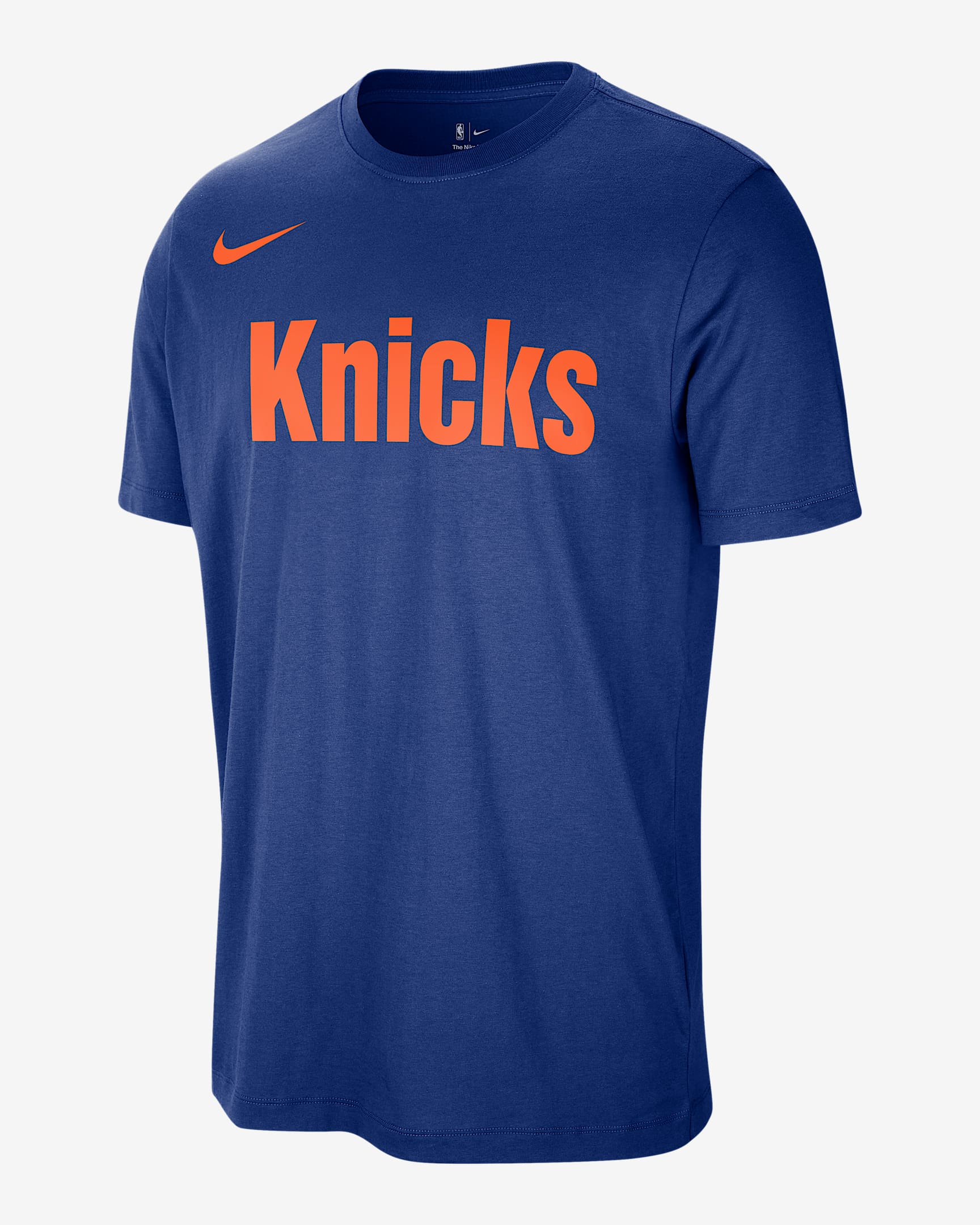 Playera Nike de la NBA para hombre New York Knicks Essentials - Azul enérgico