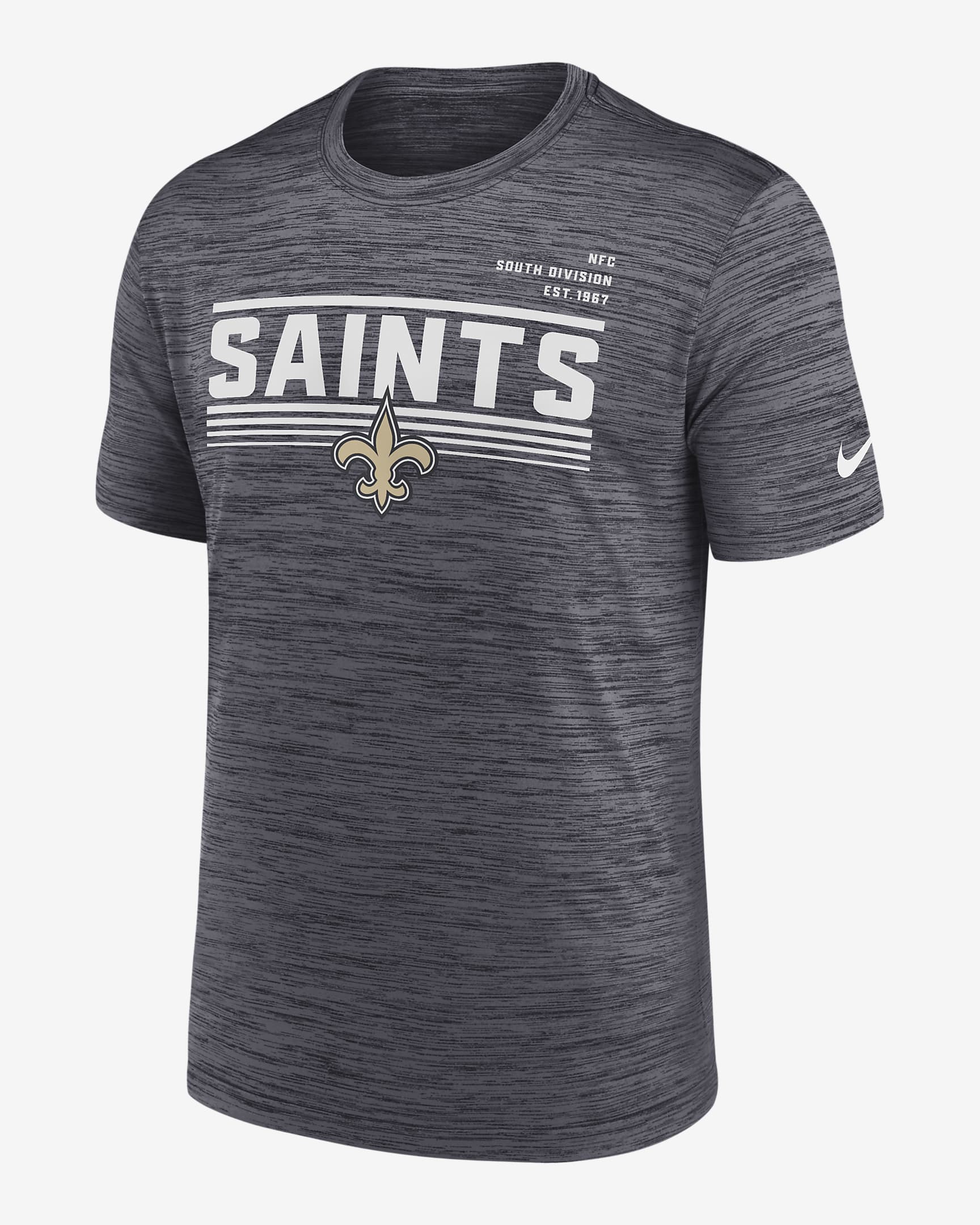 Nike Yard Line Velocity (NFL New Orleans Saints) Men's T-Shirt. Nike.com