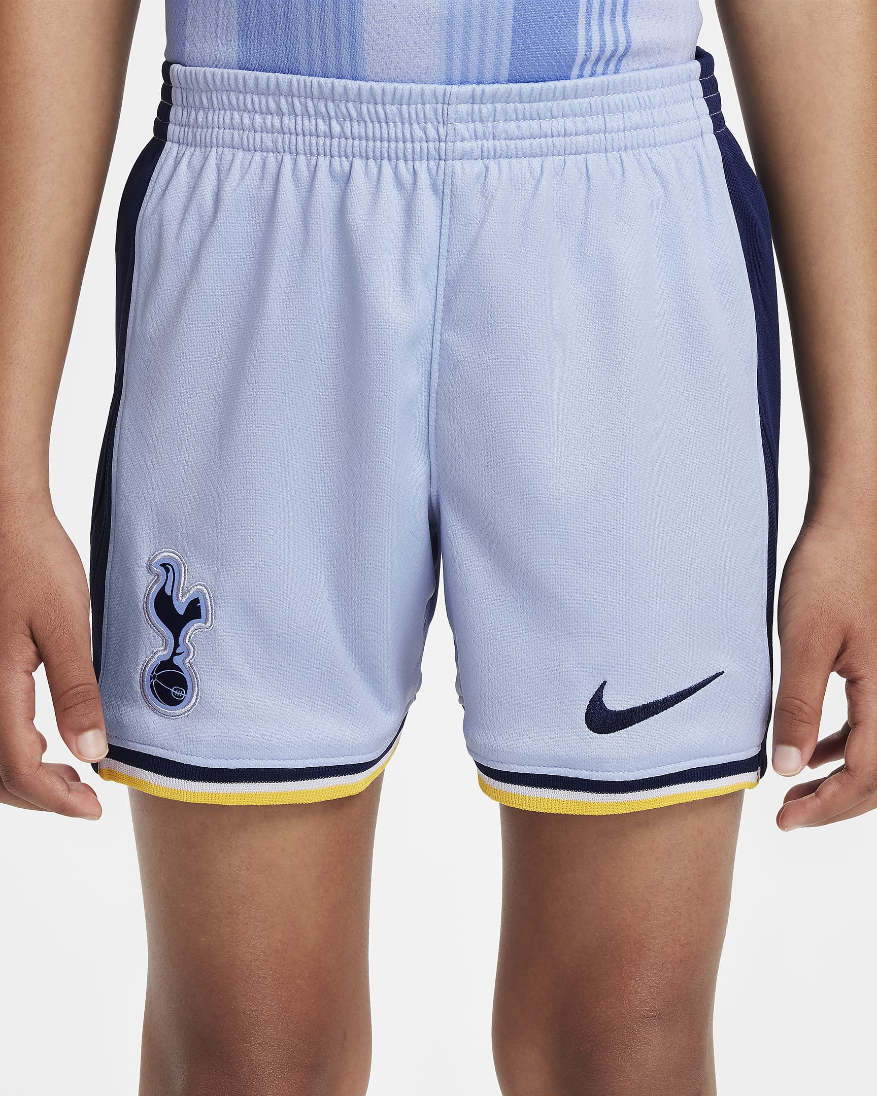 Tottenham Hotspur 2024/25 Stadium Away dreiteiliges Nike Replika-Fußballtrikot-Set (jüngere Kinder) - Cobalt Bliss/Binary Blue