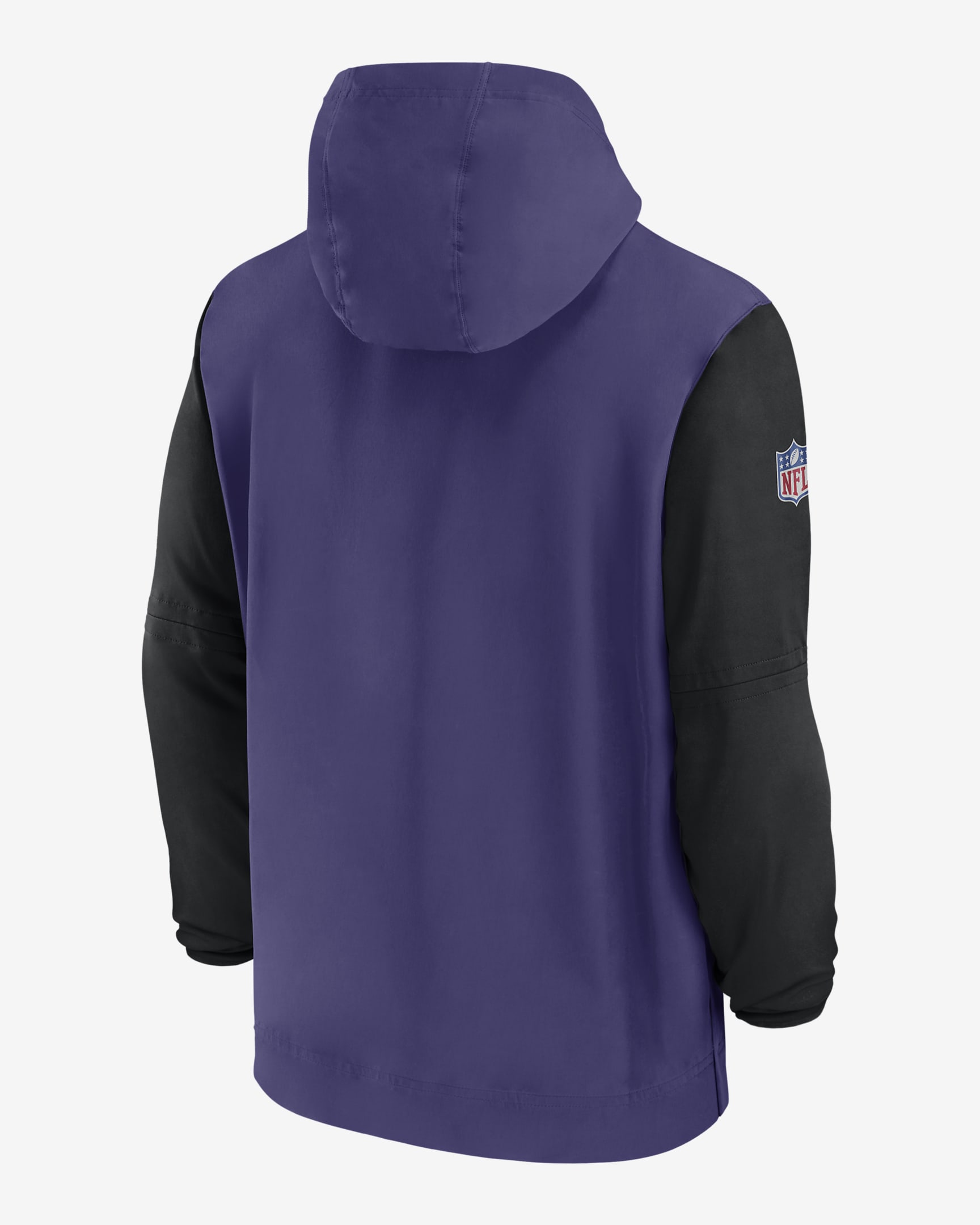 Baltimore Ravens Sideline PreGame Player Men's Nike NFL 1/2Zip Hooded