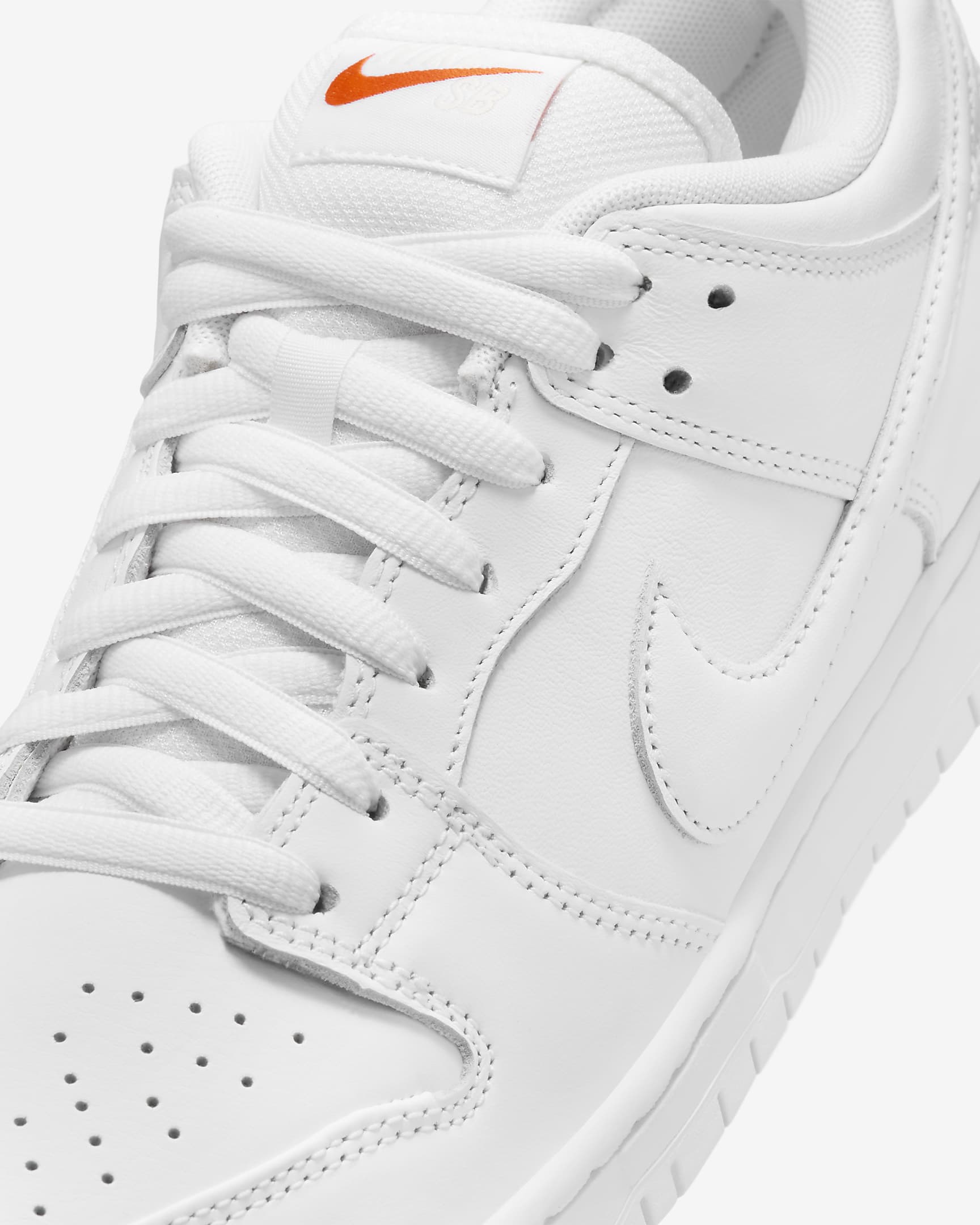 Nike SB Dunk Low Pro Skate Shoes - White/White/White/White