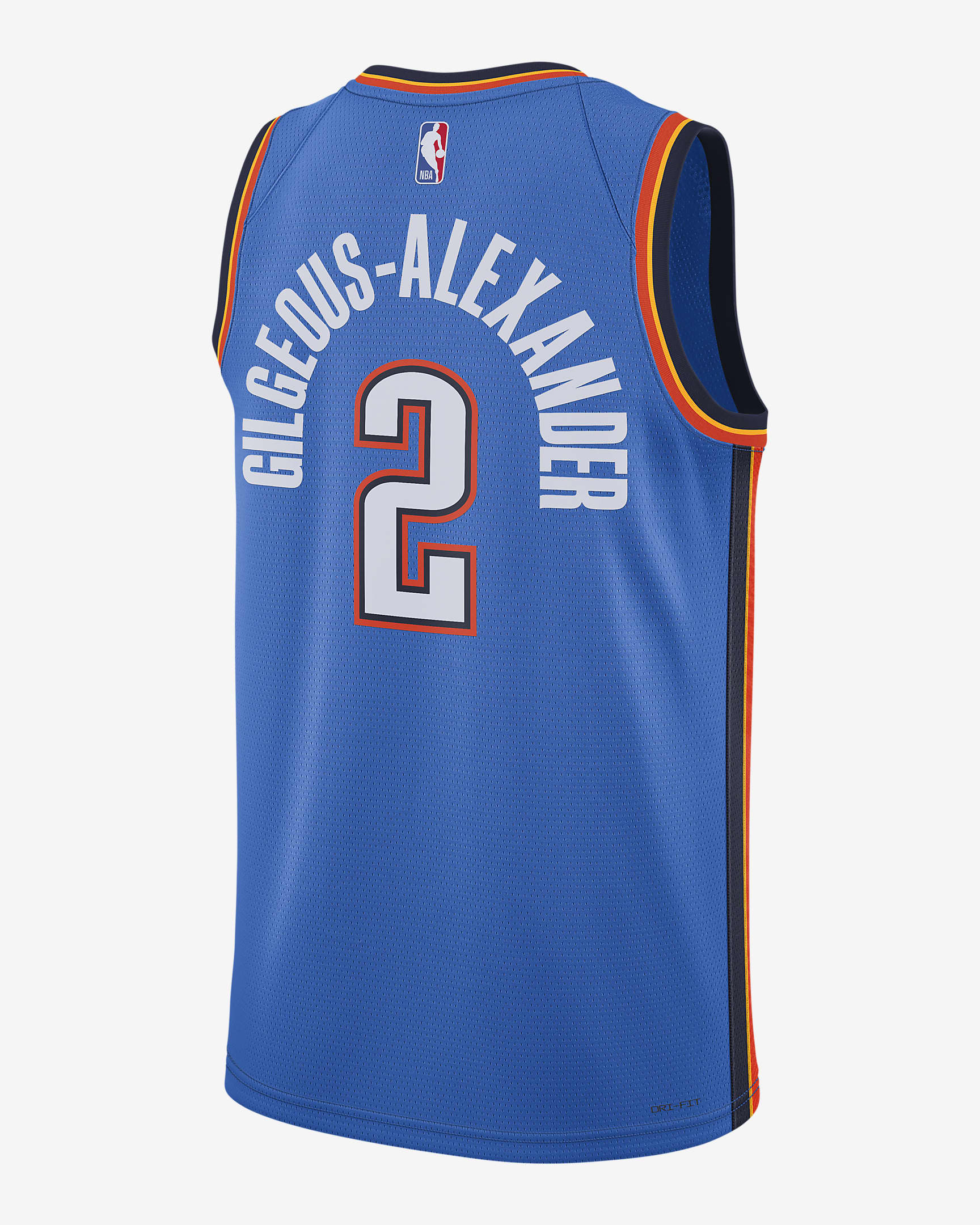 Oklahoma City Thunder Icon Edition 2022/23 Men's Nike Dri-FIT NBA Swingman Jersey - Signal Blue