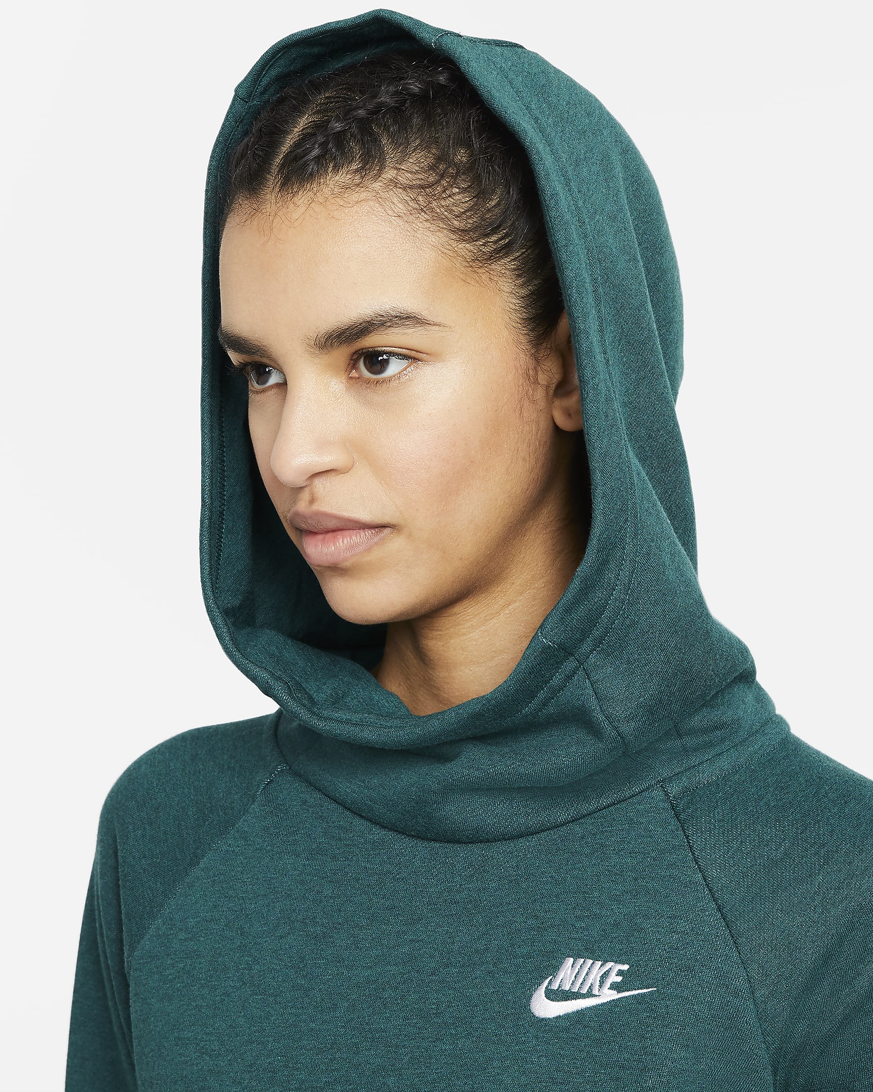 women's nike hoodie funnel neck