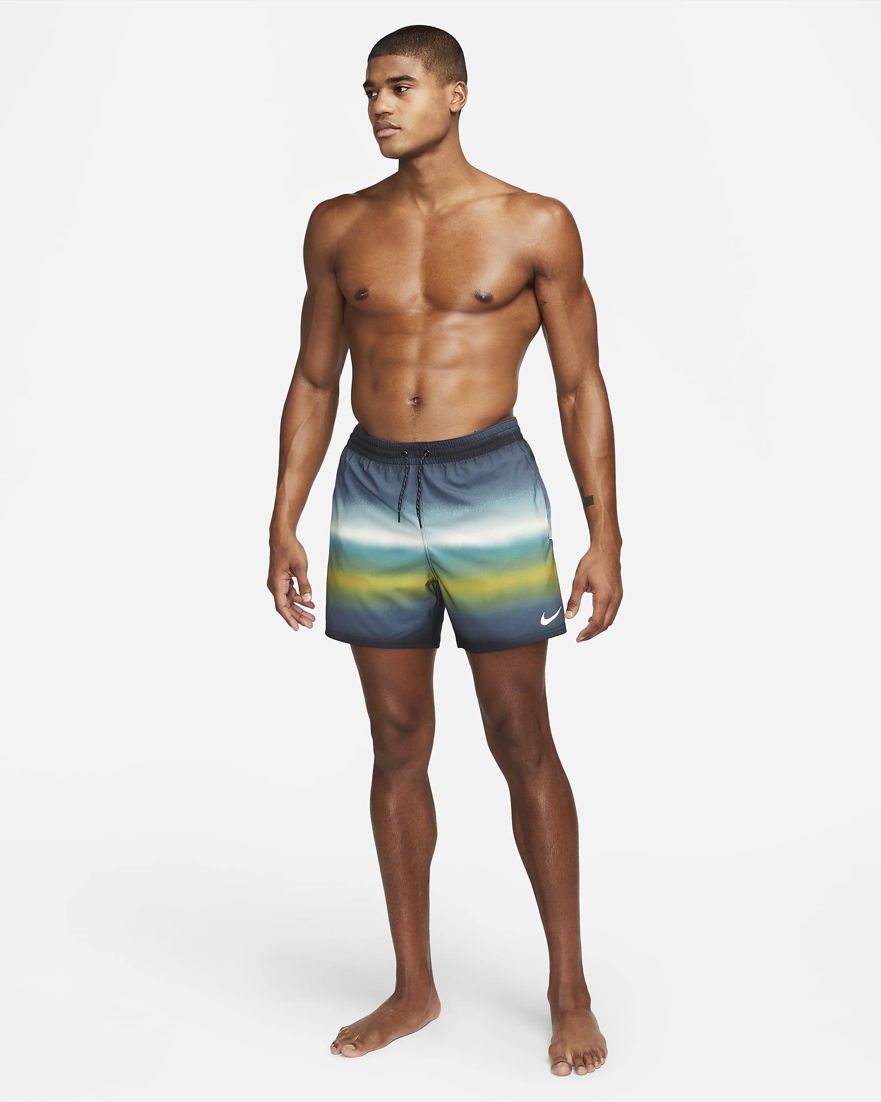 Traje de baño tipo short de voleibol de 13 cm para hombre Nike - Musgo