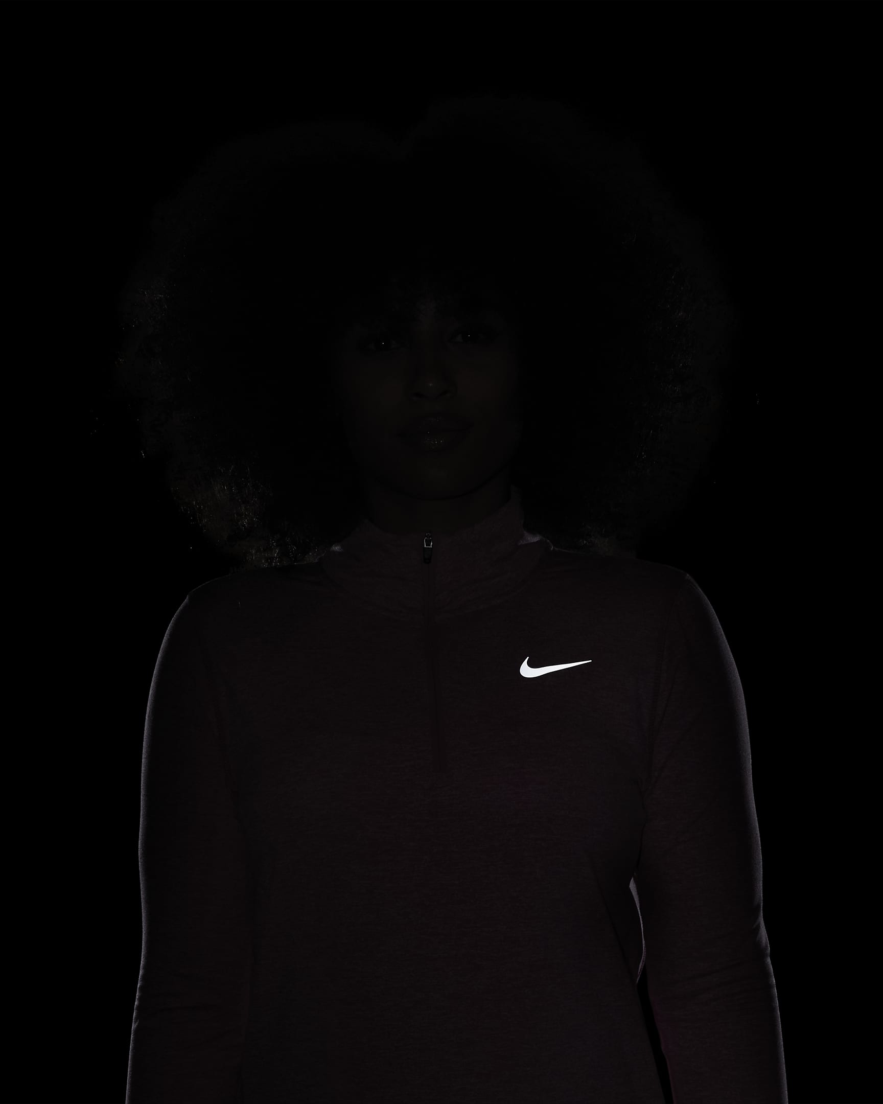 Nike Element Women's 1/2-Zip Running Top. Nike BE