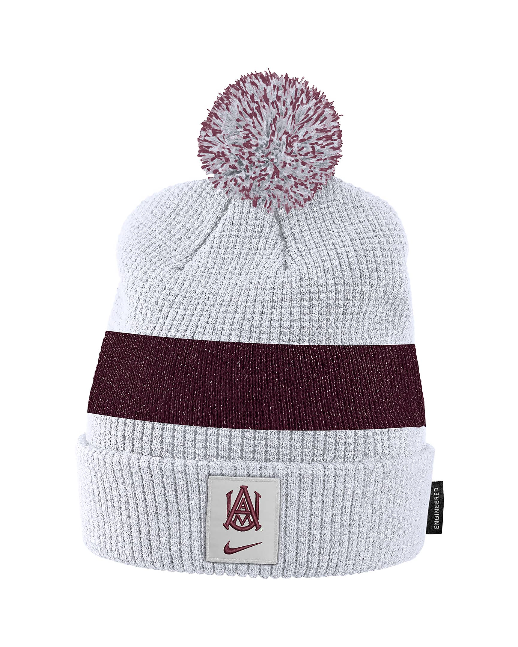 Alabama A&M Nike College Pom Beanie - Dark Maroon