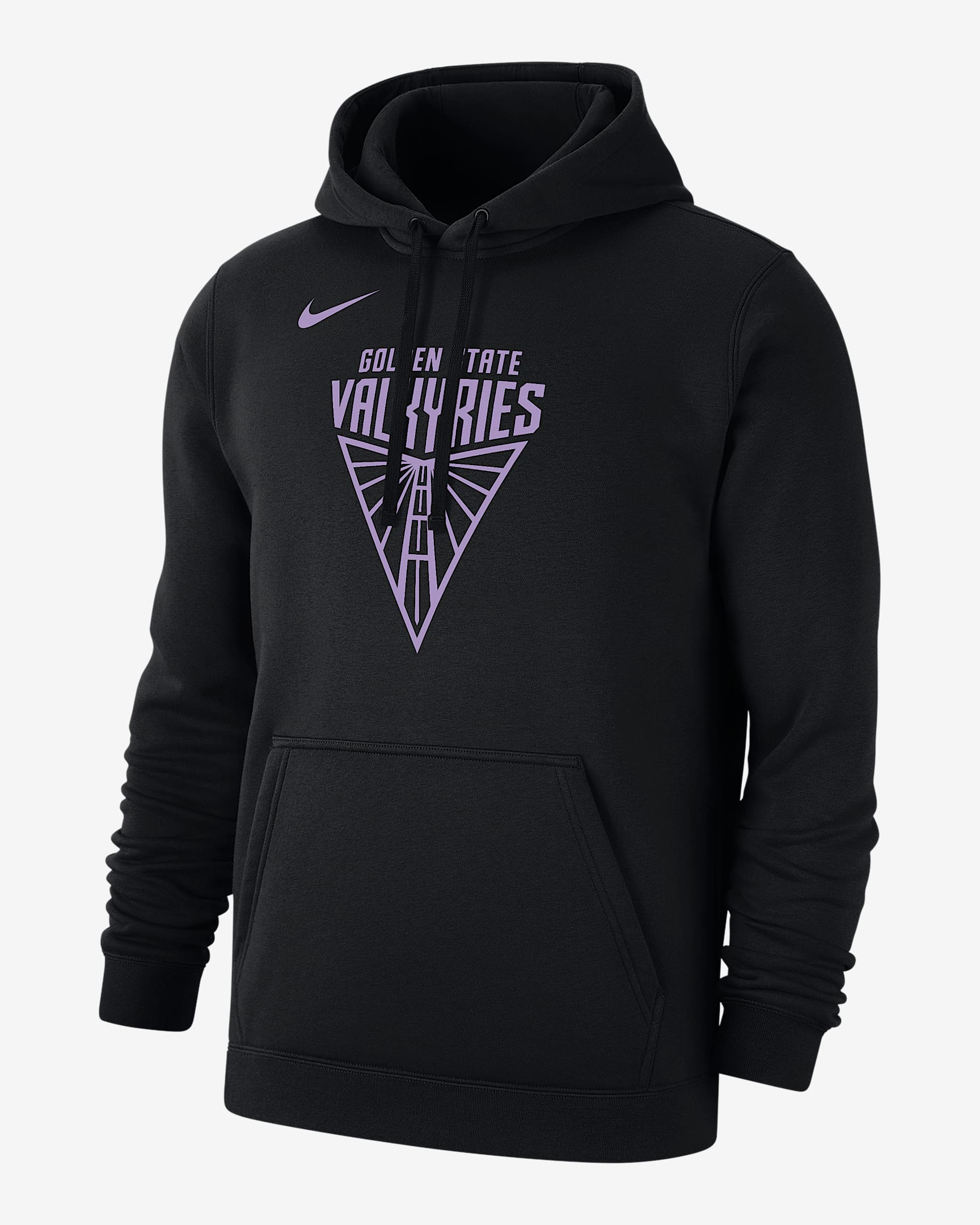 Golden State Valkyries Club Men's Nike WNBA Fleece Pullover Hoodie - Black