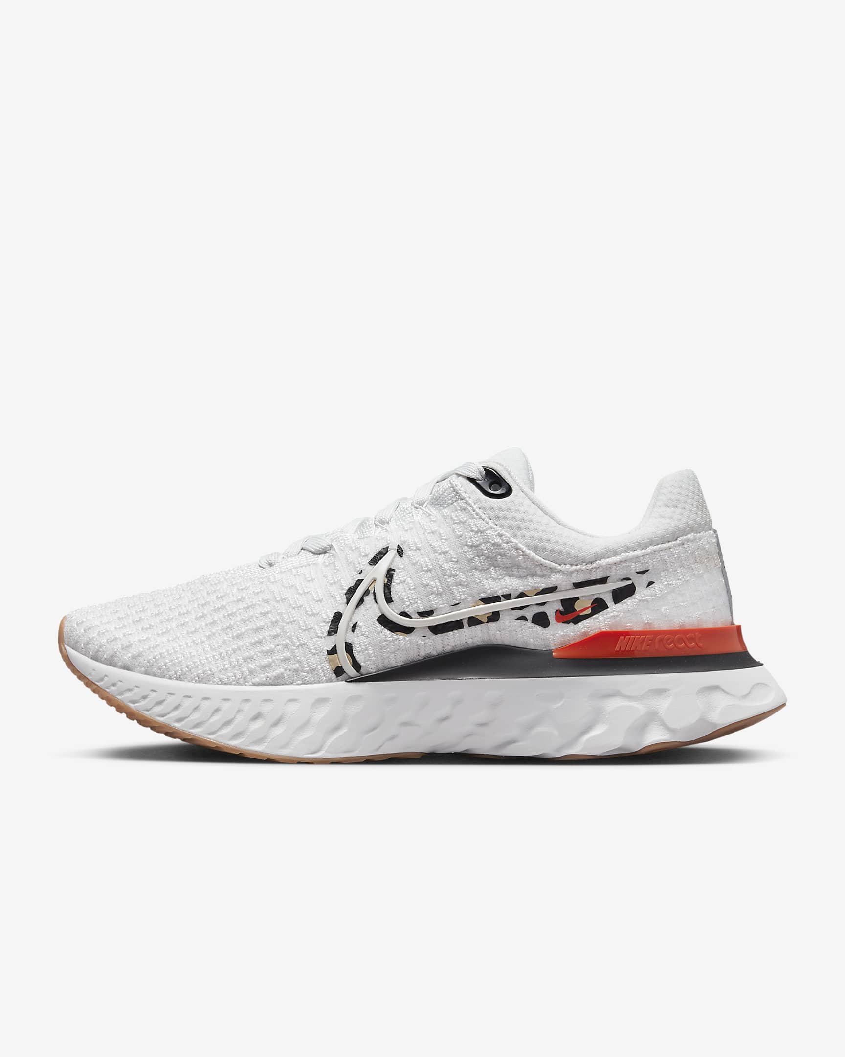 Nike React Infinity 3 Women's Road Running Shoes - Platinum Tint/Team Orange/Black/Metallic Summit White