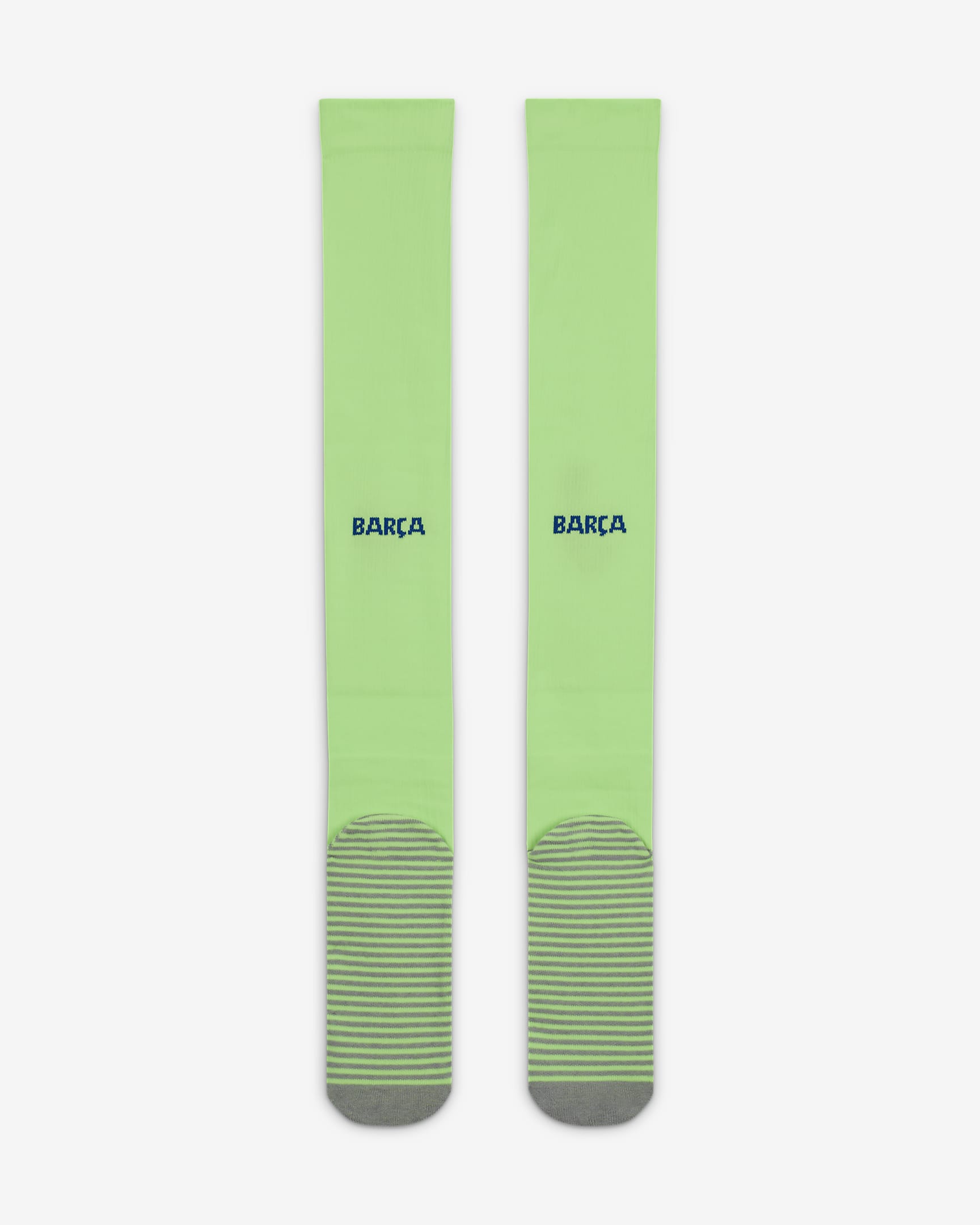 F.C. Barcelona 2024/25 Strike Third Nike Football Knee-High Sock - Lime Blast/University Red/Old Royal