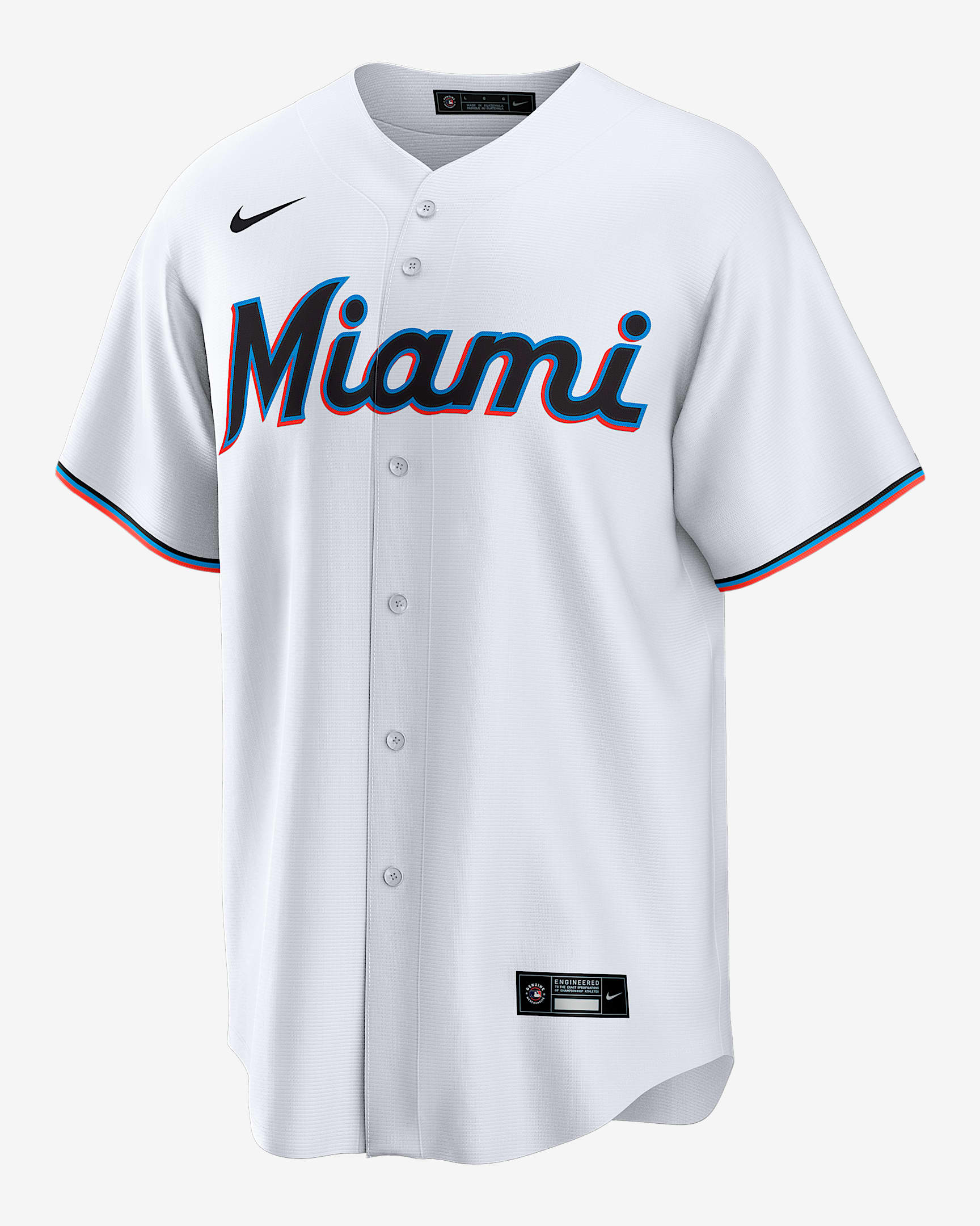 Sandy Alcantara Miami Marlins Men's Nike MLB Replica Jersey - White