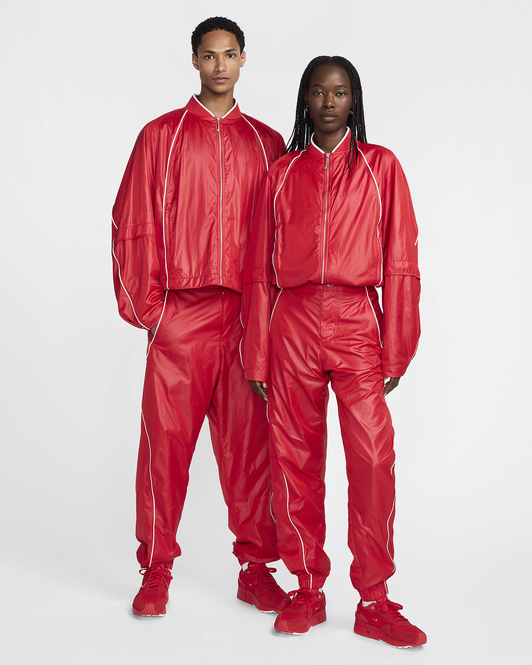 Nike x Jacquemus Chaqueta deportiva - University Red/Blanco