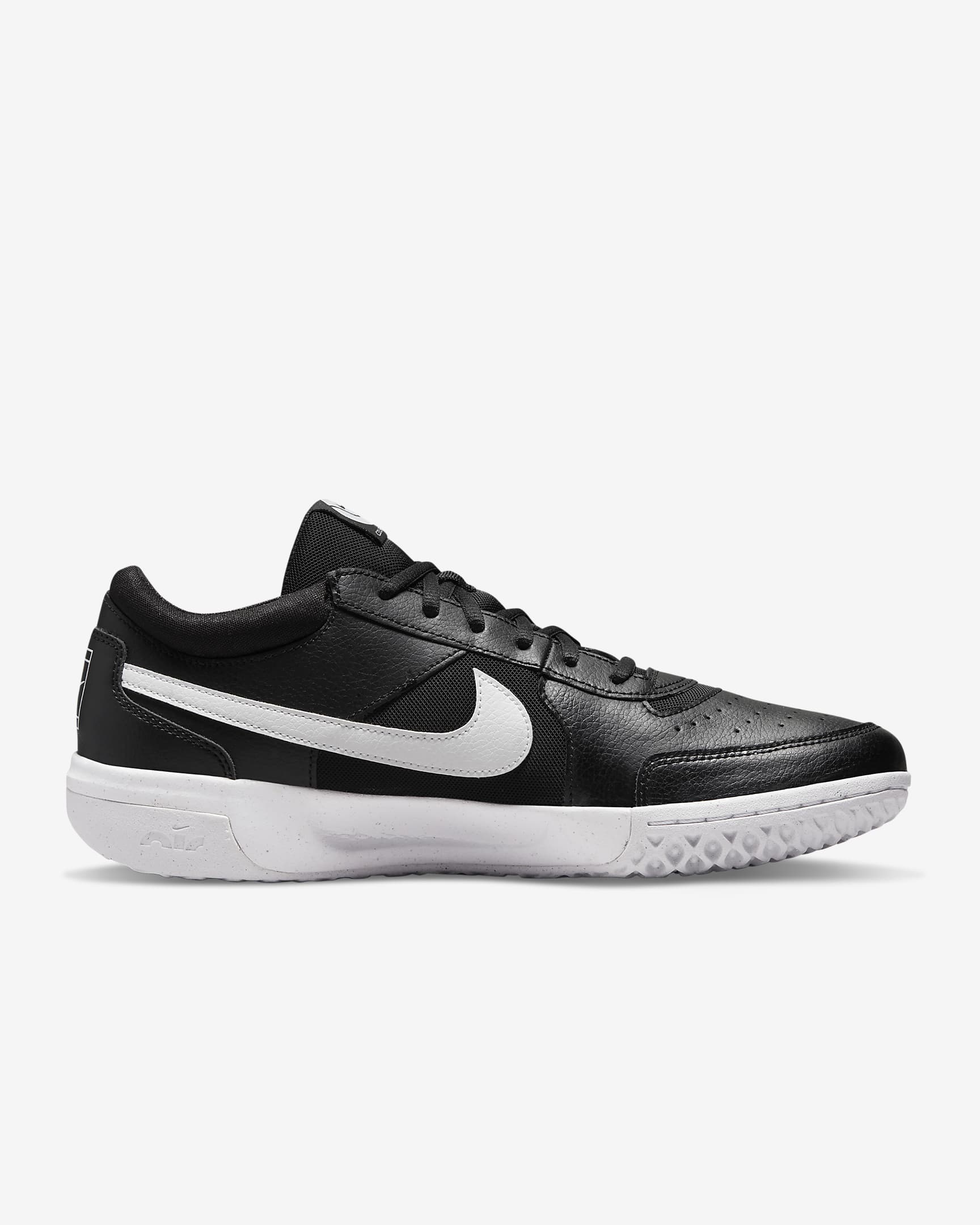 NikeCourt Zoom Lite 3 Men's Hard Court Tennis Shoes - Black/White