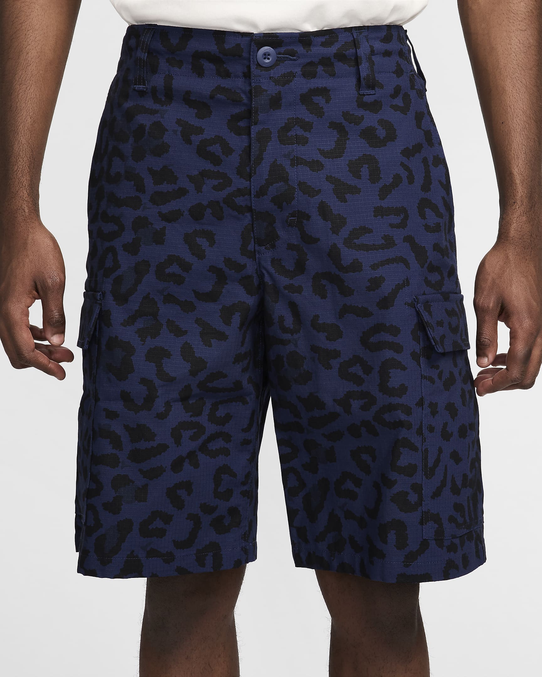 Nike SB Kearny Men's All-Over Print Shorts - Midnight Navy