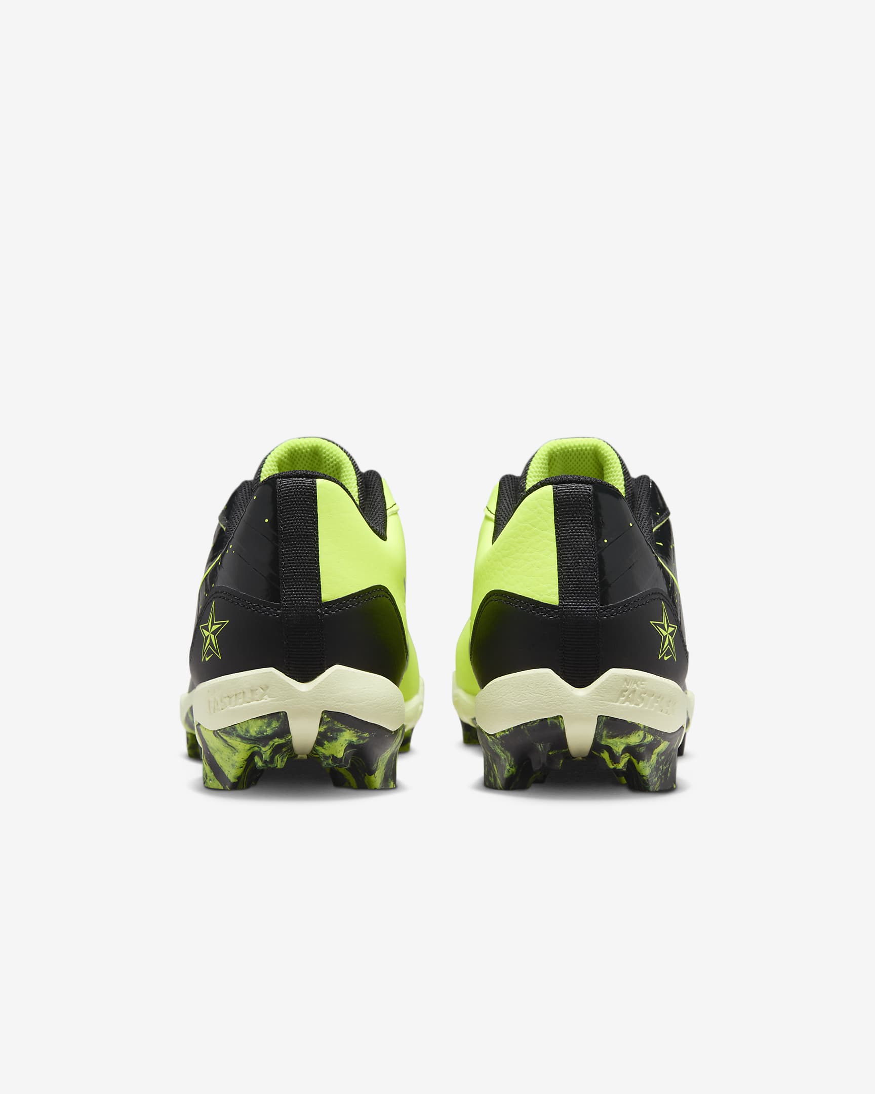 Nike Alpha Huarache 4 Keystone Men's Baseball Cleats - Black/Life Lime/Volt