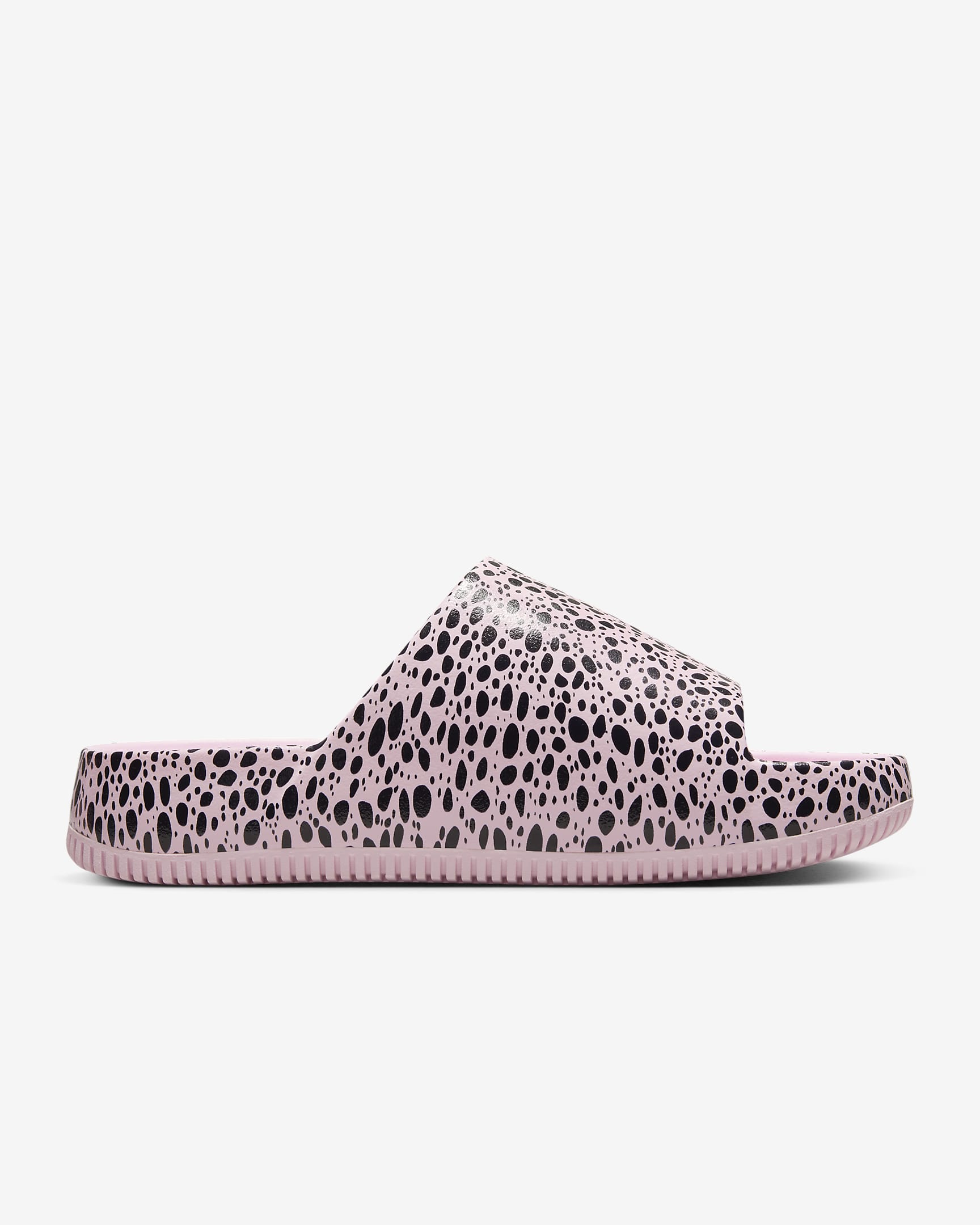 Nike Calm Damen-Slides - Pink Foam/Red Stardust/Schwarz