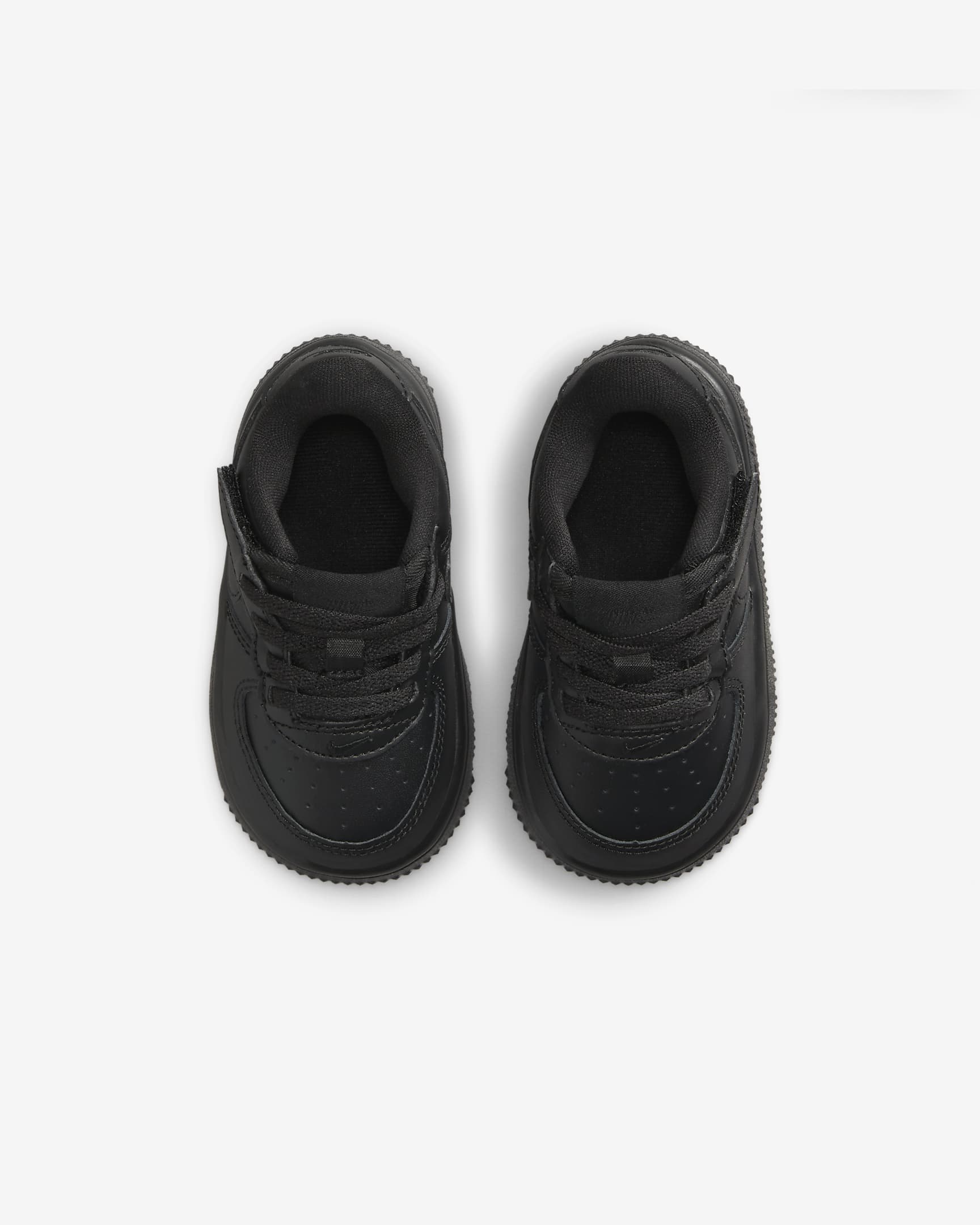 Nike Force 1 Low EasyOn Baby/Toddler Shoes - Black/Black/Black