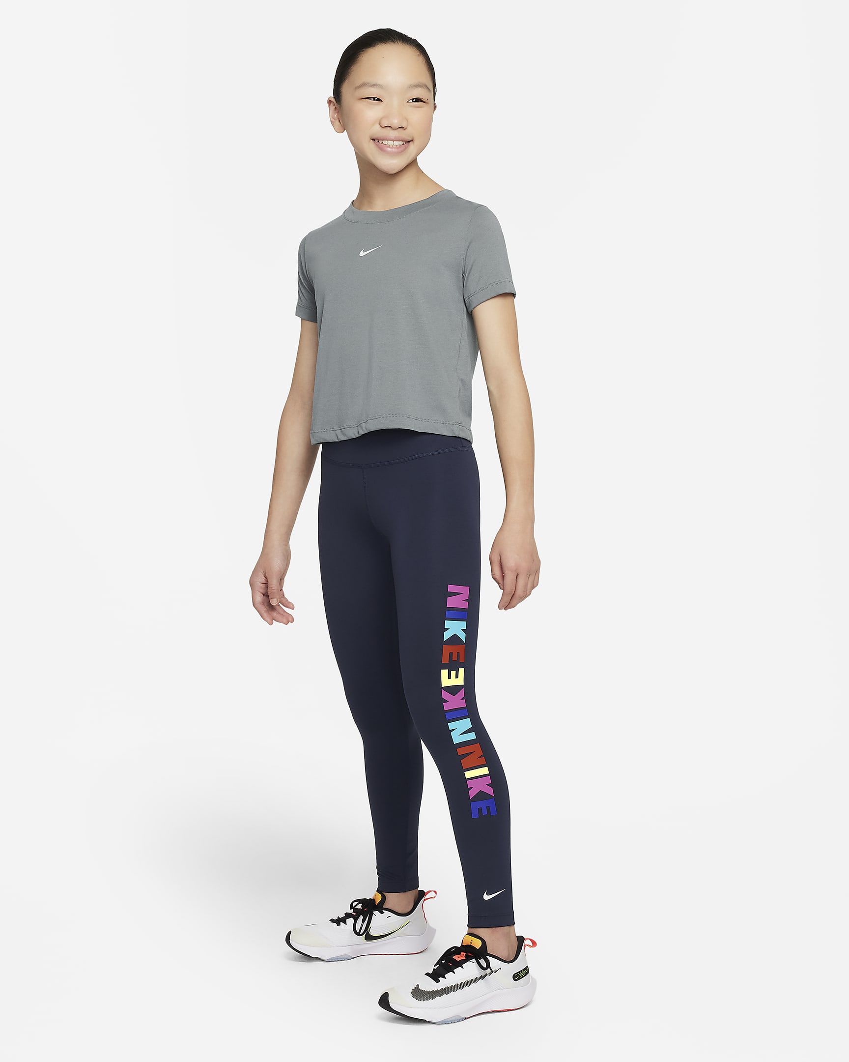 Nike Dri-FIT One Older Kids' (Girls') Leggings. Nike IN