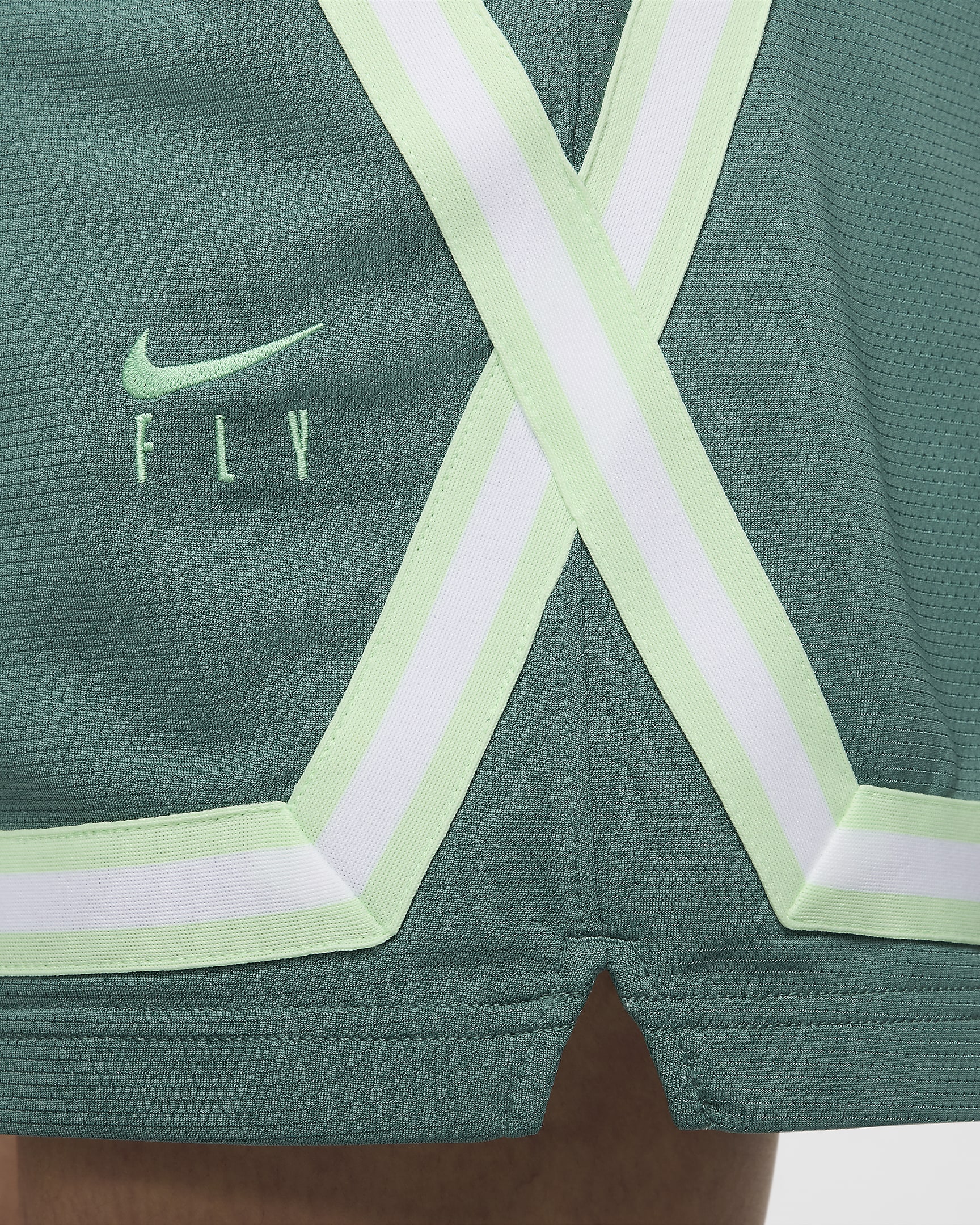 Nike Fly Crossover Pantalons curts de bàsquet - Dona - Bicoastal/Vapor Green