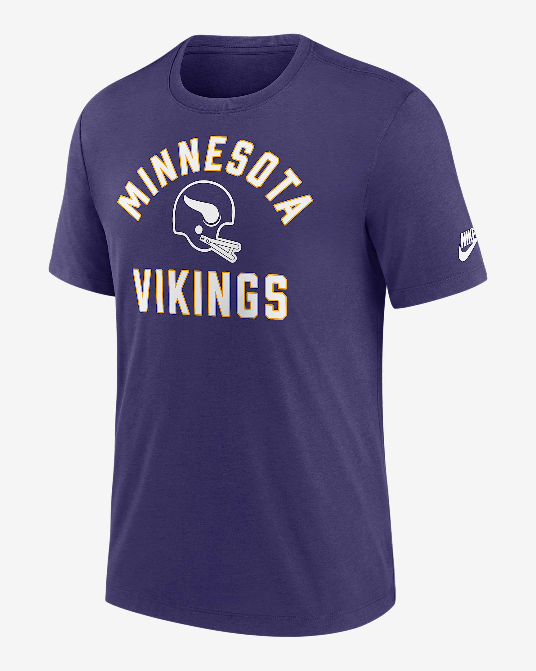 Minnesota Vikings Favorable Timeline Men's Nike NFL T-Shirt - Purple