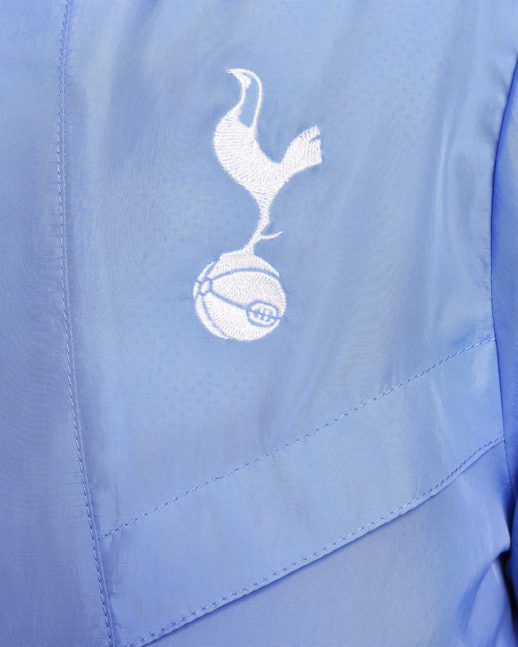 Tottenham Hotspur Amplify Windrunner Nike Genç Çocuk (Erkek) Futbol Anorağı - Polar/Cobalt Bliss/Beyaz