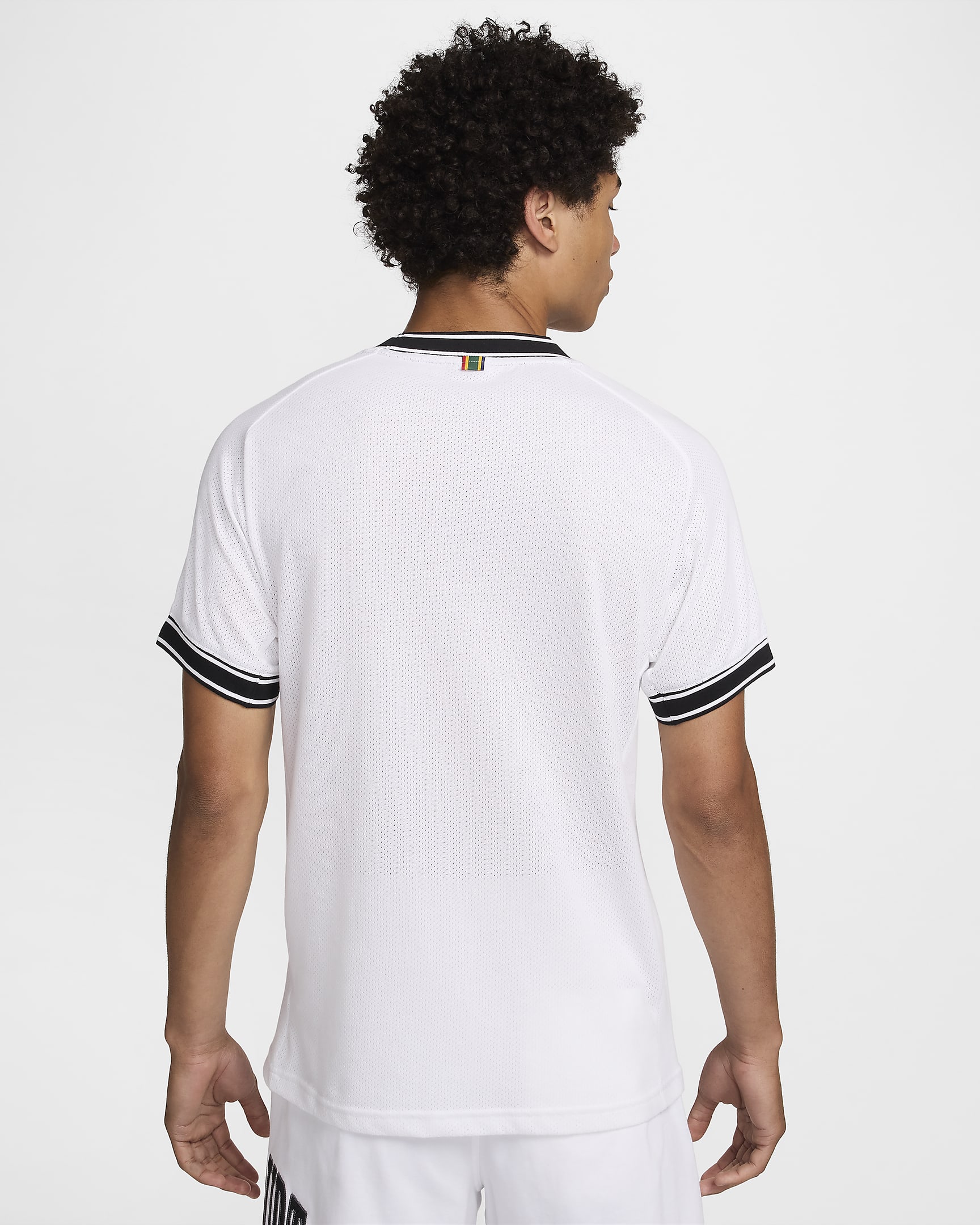 NikeCourt Heritage Men's Short-Sleeve Tennis Top - White/Black