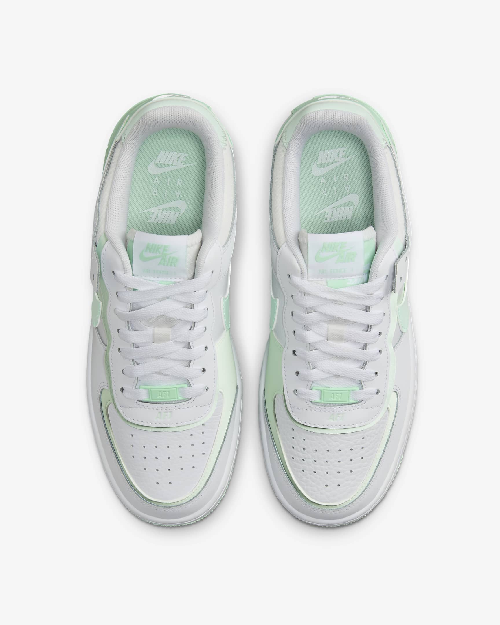 Nike Air Force 1 Shadow Damenschuhe - Weiß/Barely Green/Mint Foam