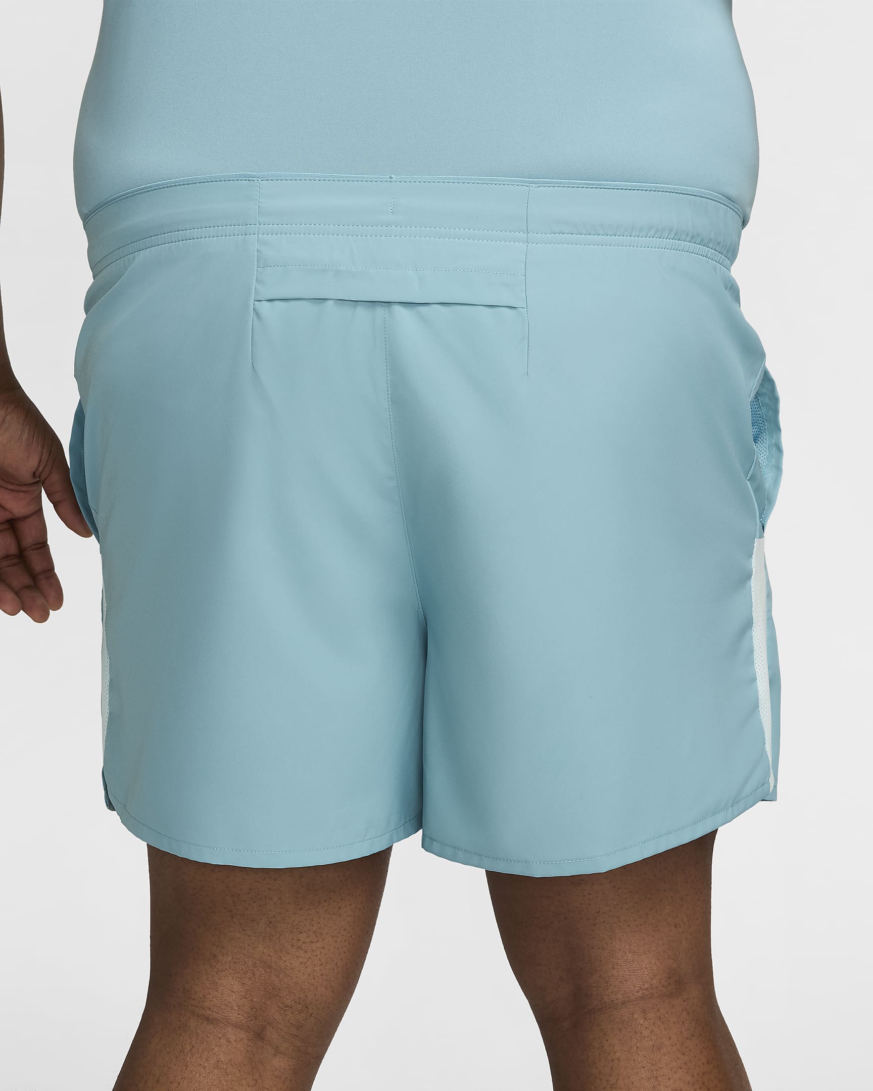 Nike Challenger Men's Dri-FIT 13cm (approx.) Brief-lined Running Shorts - Denim Turquoise/Glacier Blue/Black