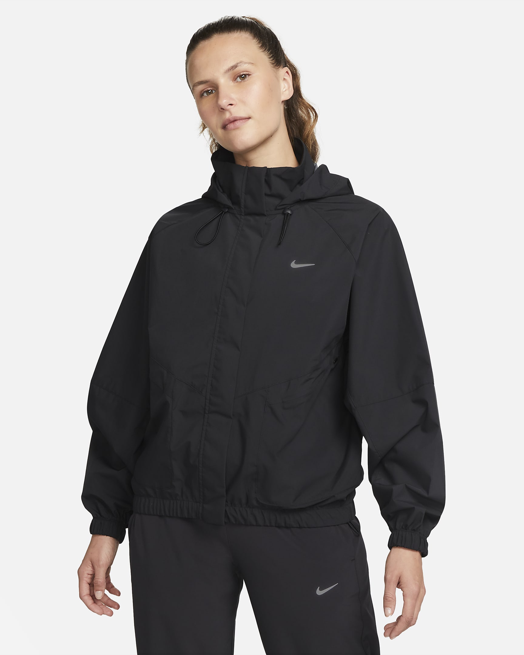 Löparjacka Nike Storm-FIT Swift för kvinnor - Svart/Svart