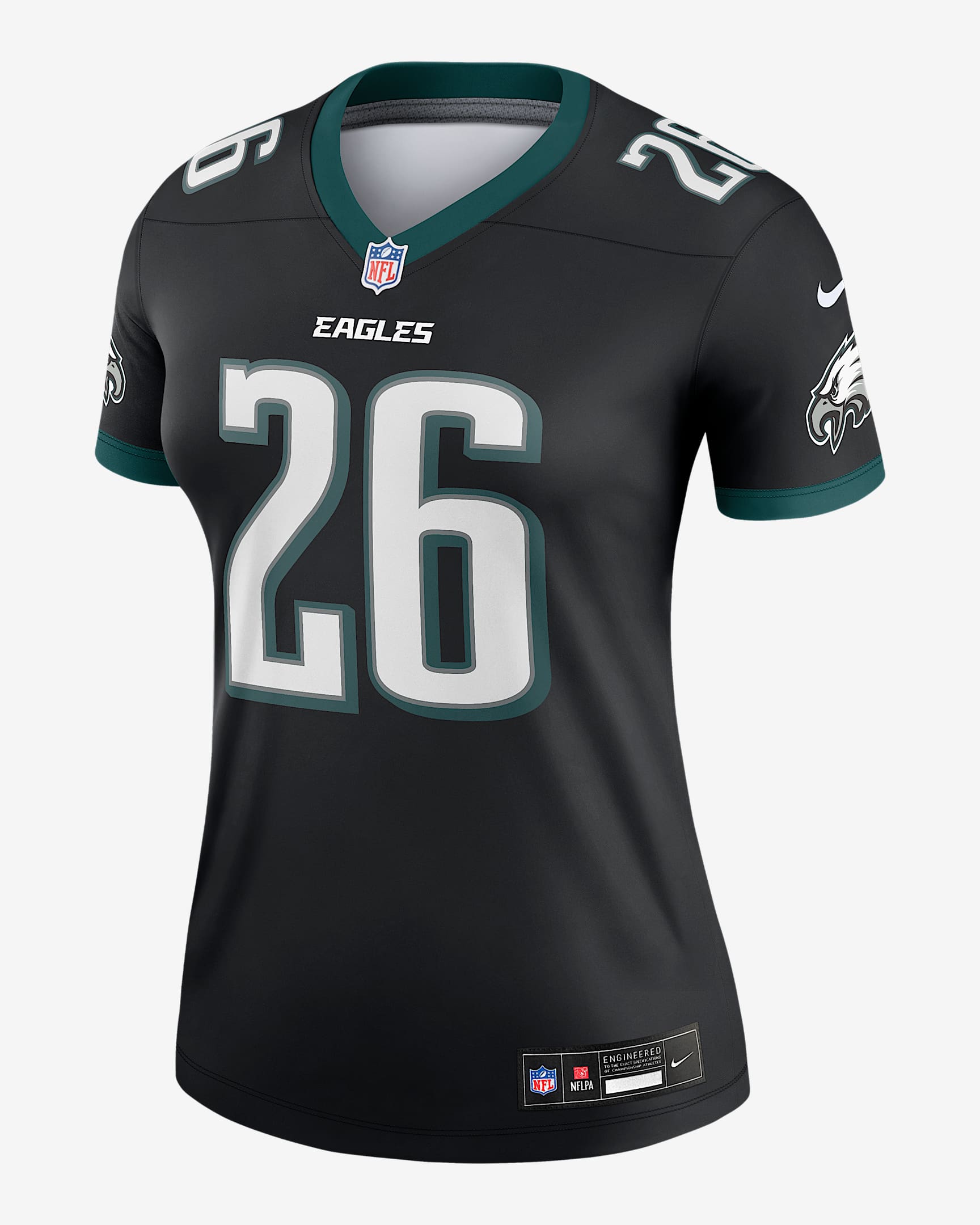 Saquon Barkley Philadelphia Eagles Women's Nike Dri-FIT NFL Legend Jersey - Black